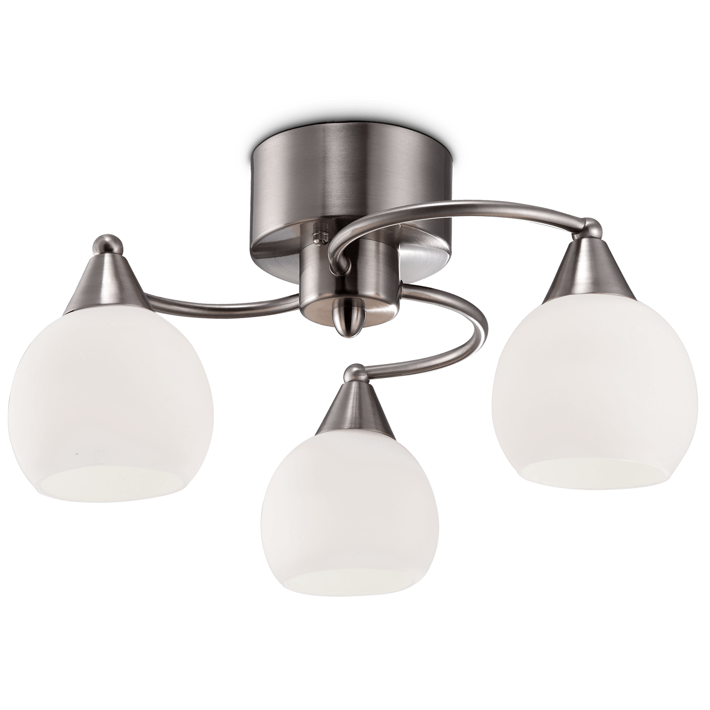 Iris 3-låg plafond metallsatin