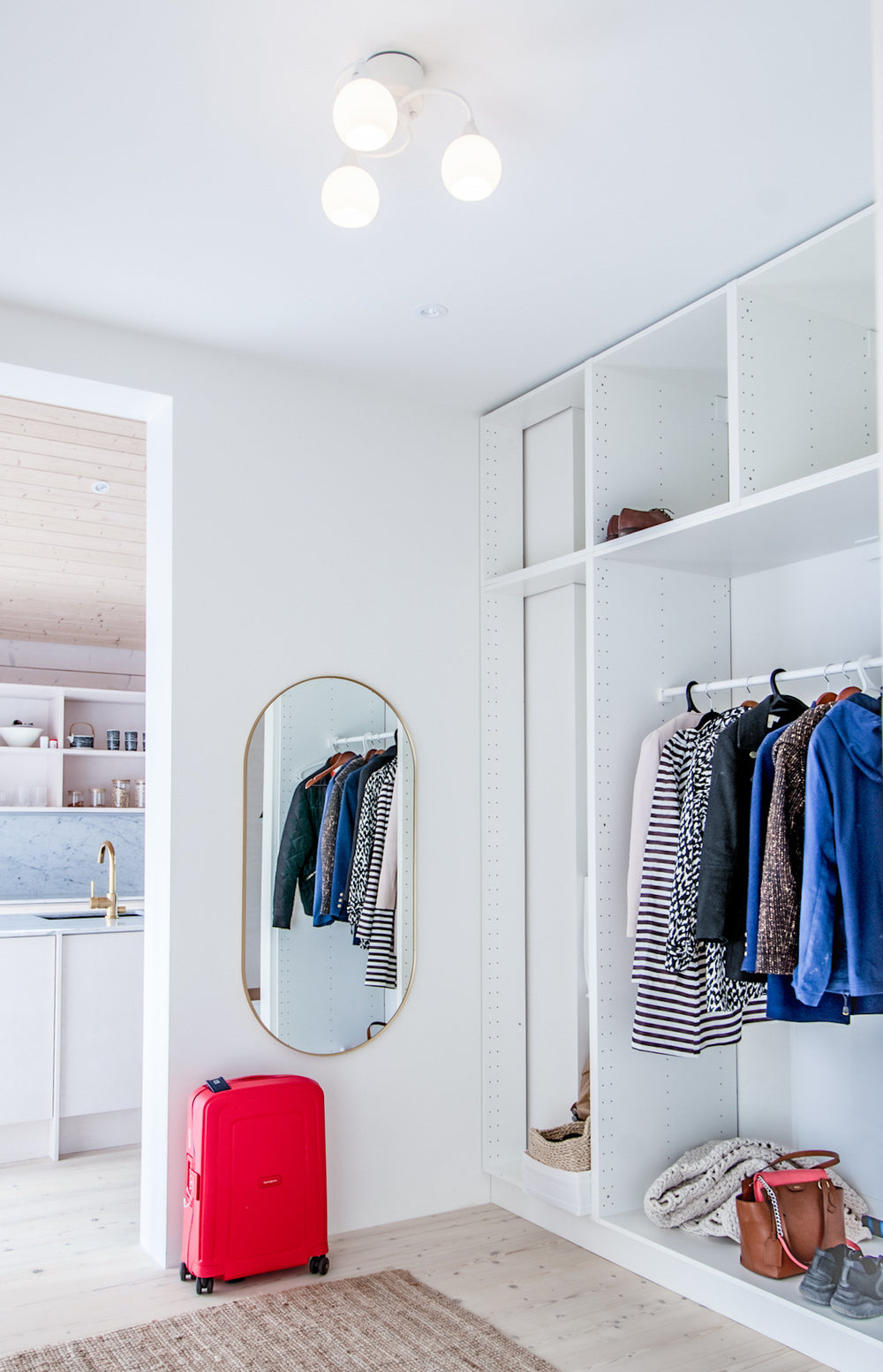 Iris 3-låg plafond mattvit