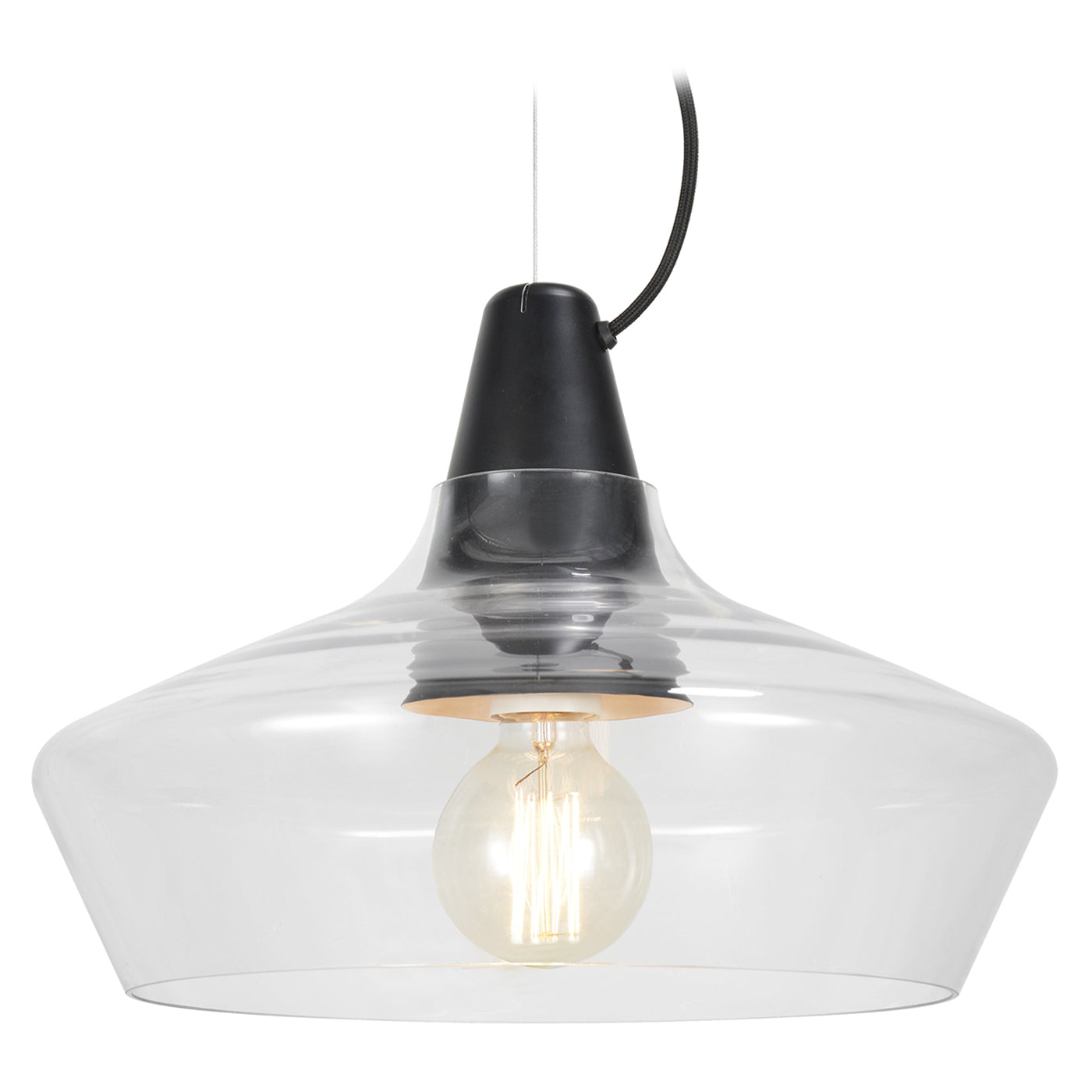 Laaka design-taklampa svart