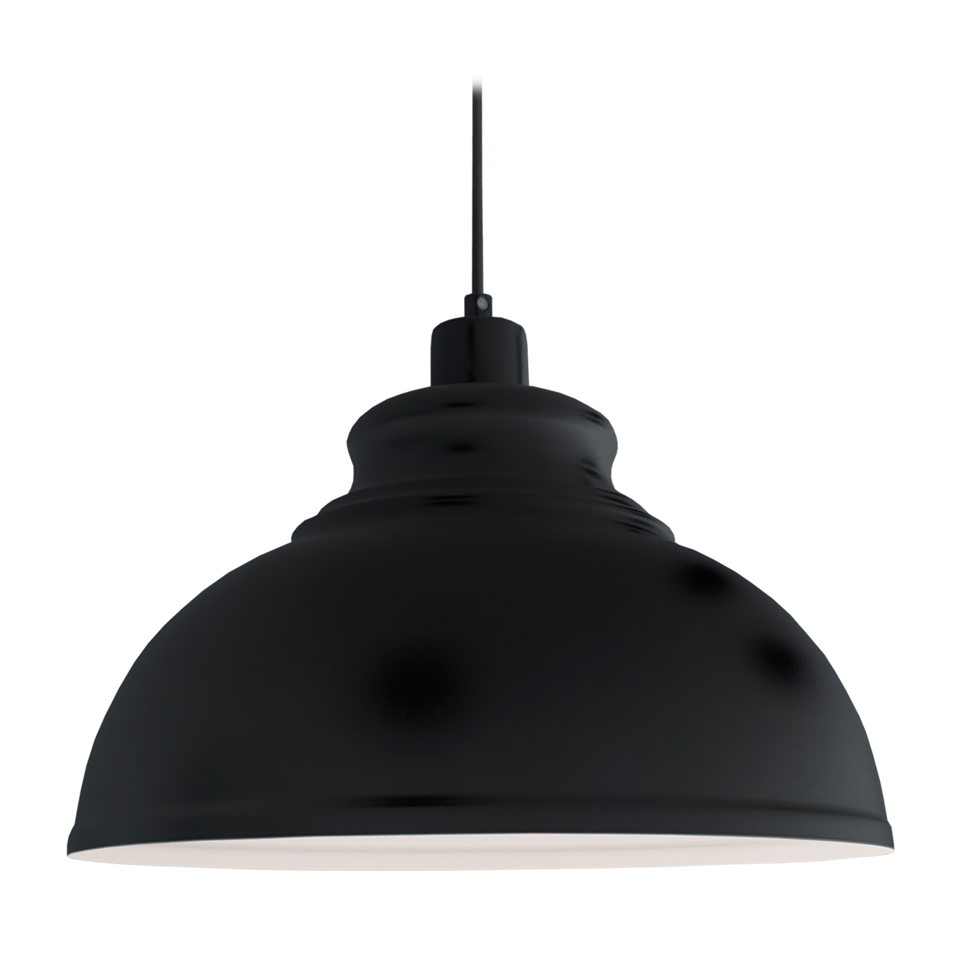Corbin l taklampa svart