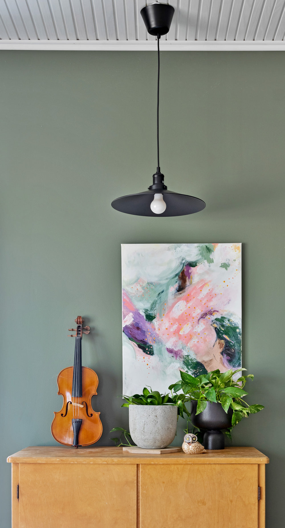 Jules l taklampa mattvit