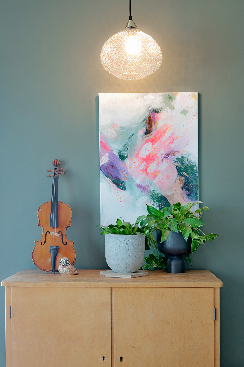 Laurel taklampa borstad mässing