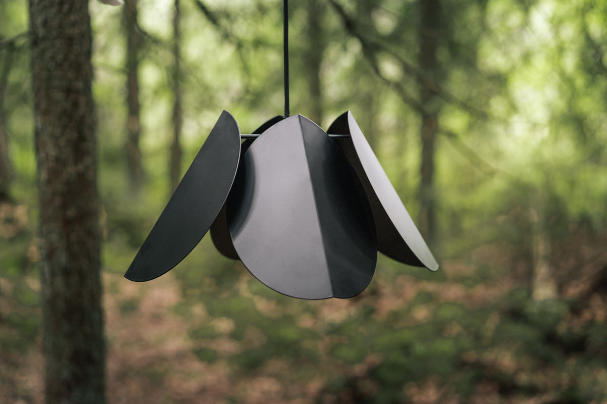 Lehmus design-taklampa mattvit