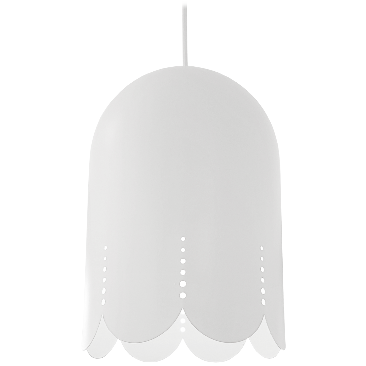 Kielo design-taklampa mattvit