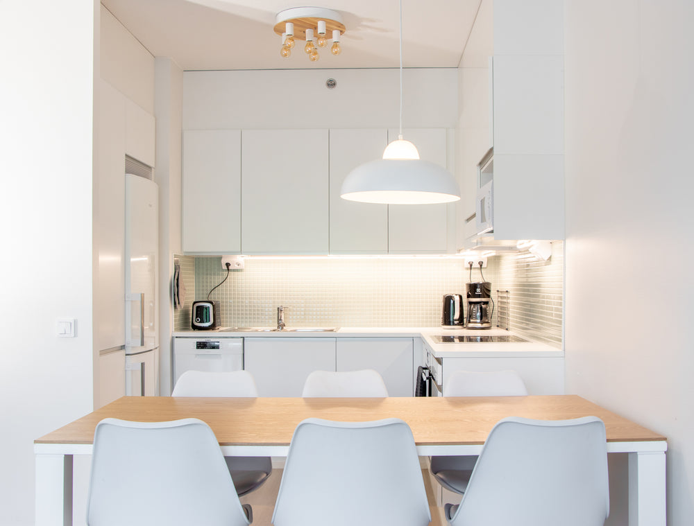 Nell 6-osainen kattoplafondi puu/valkoinen