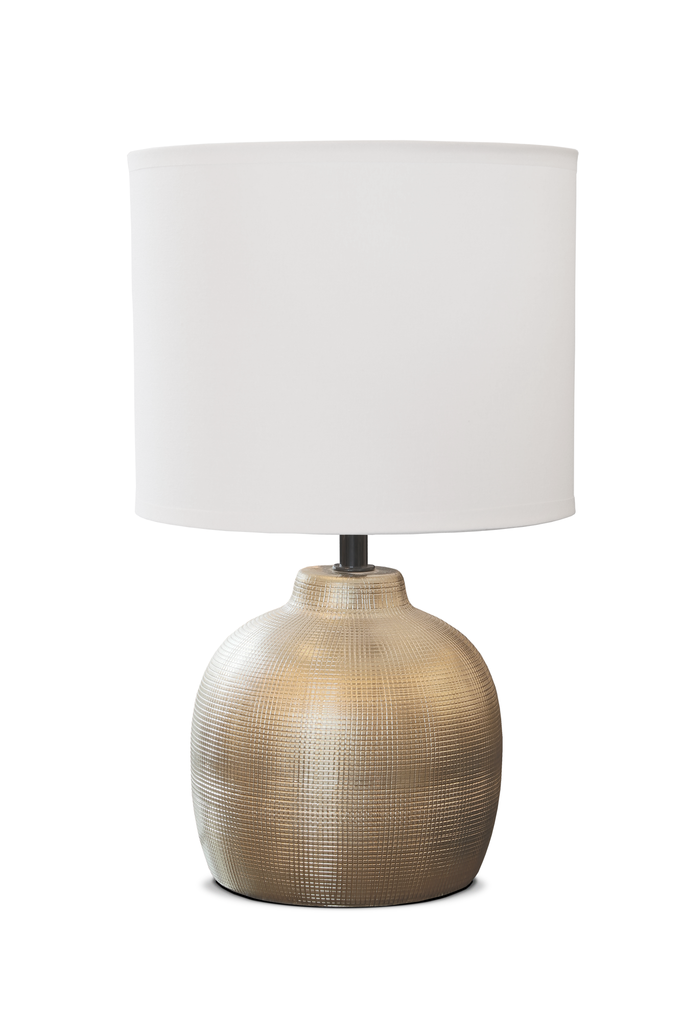 Evelyn bordslampa guld / vit