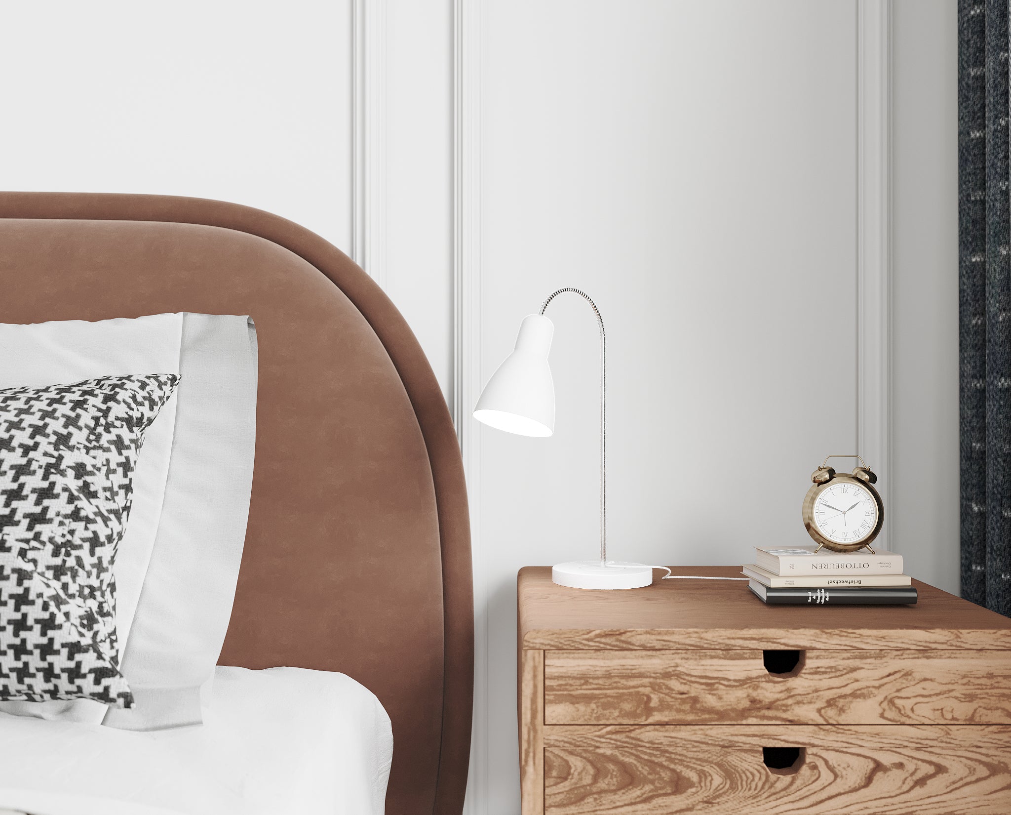 May bordslampa svart