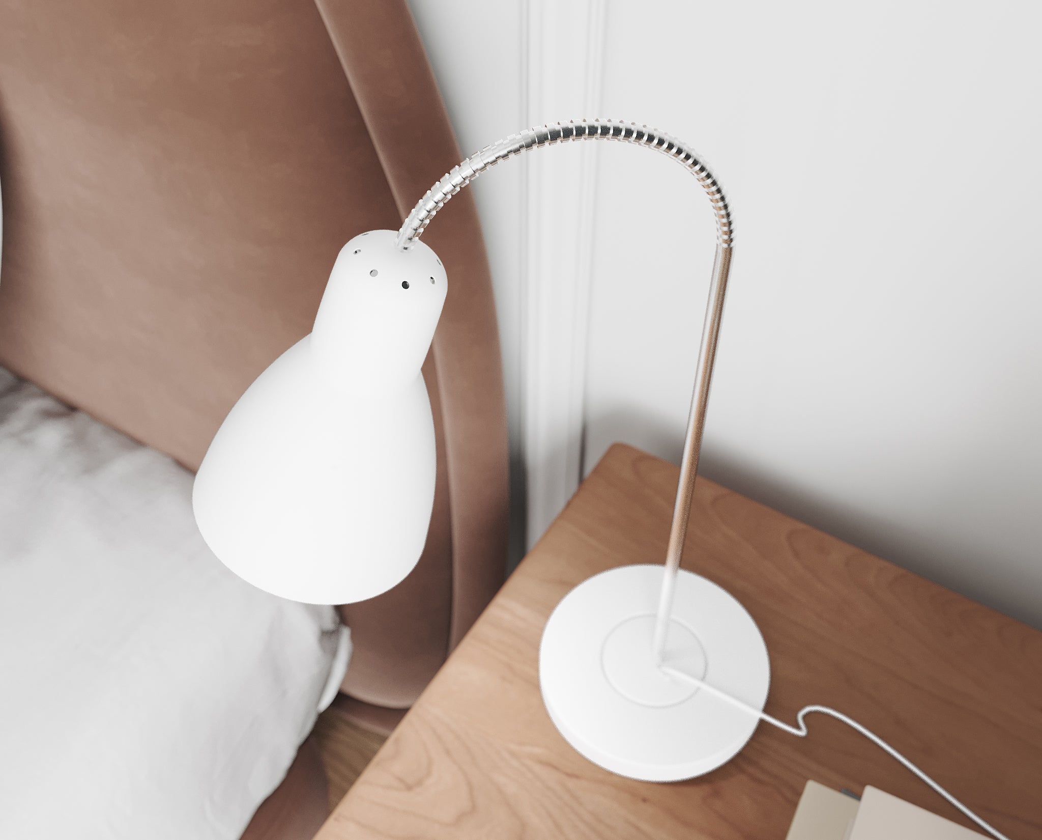 May bordslampa vit