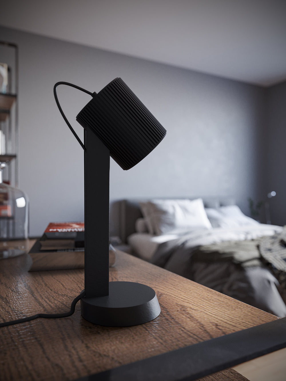 Jaxon pöytävalaisin valkoinen