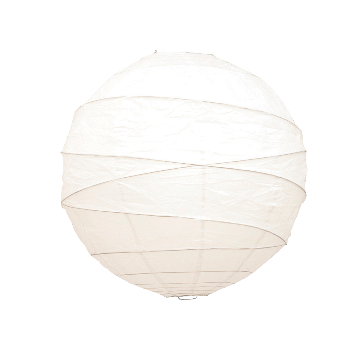 Rispappersskärm 50 cm vit