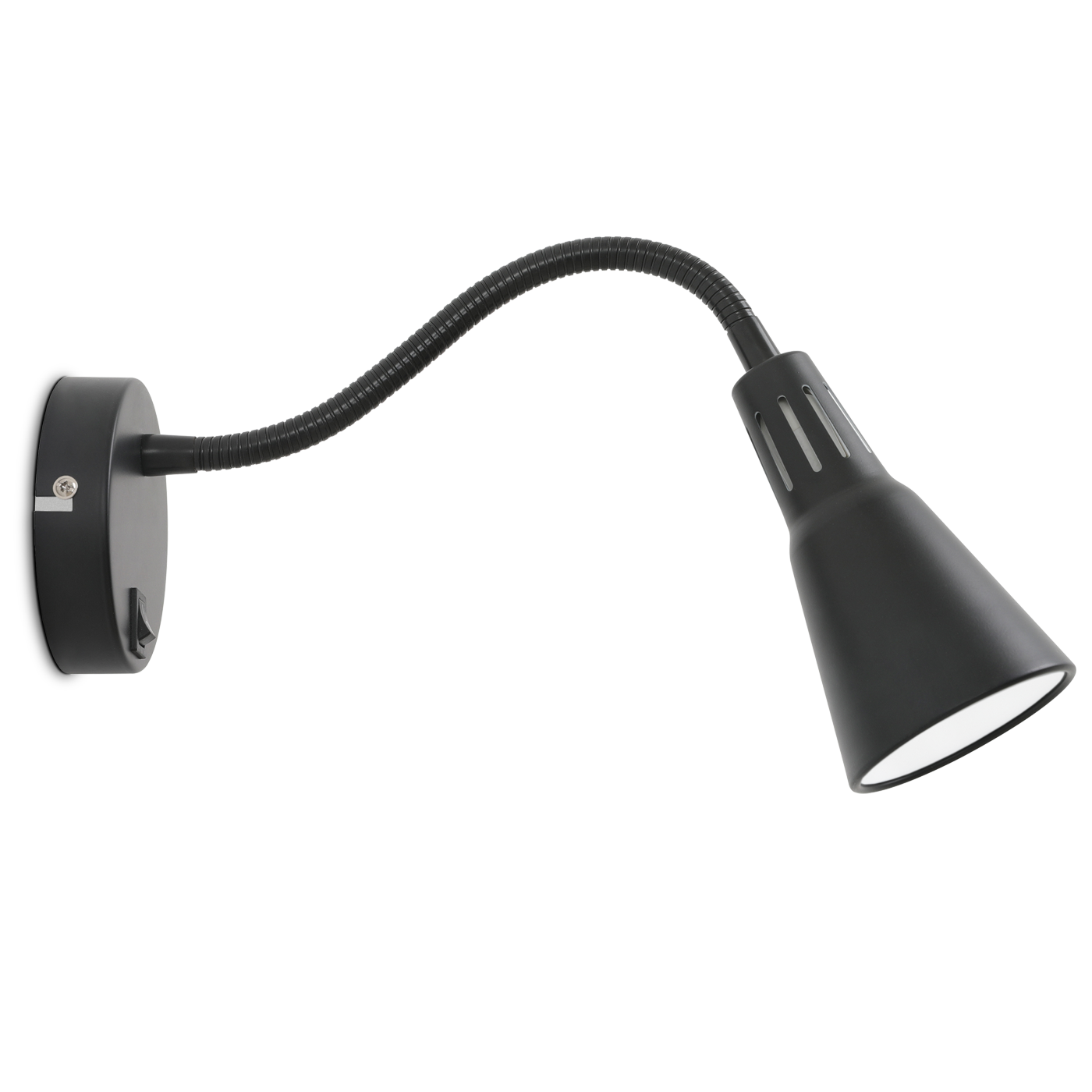 Cruz vägglampa svart
