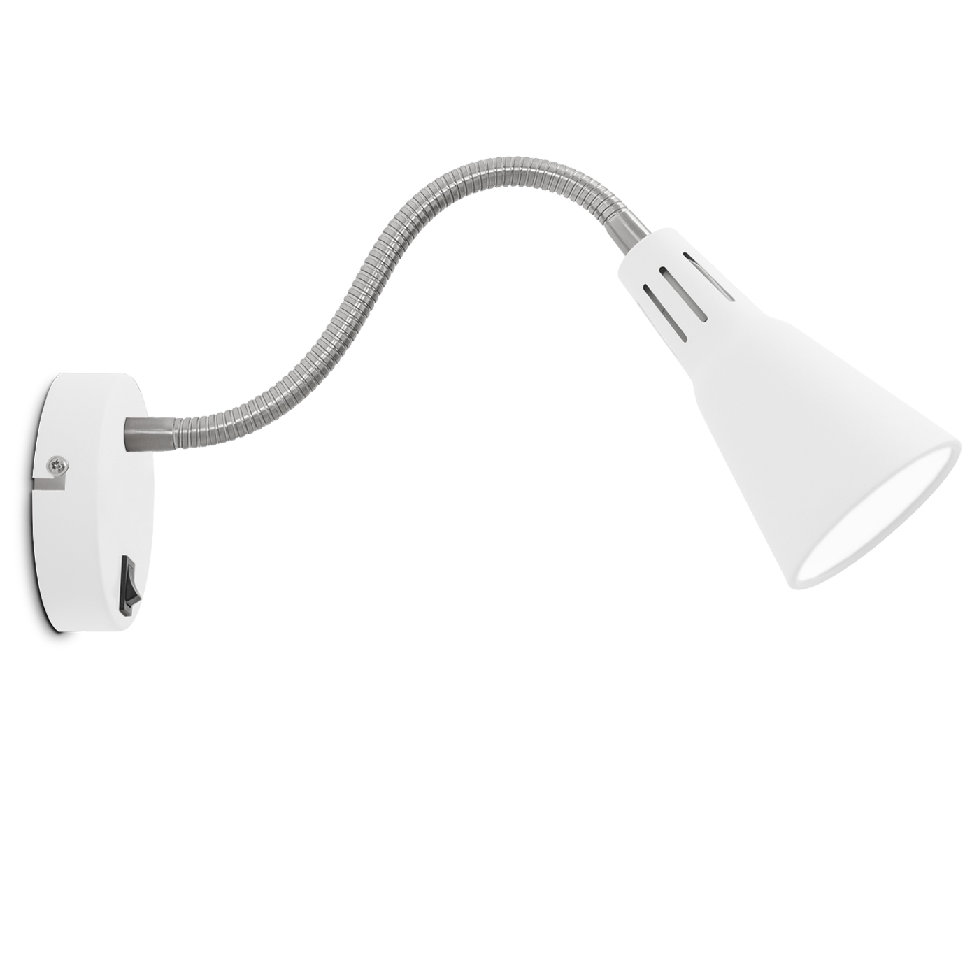 Cruz vägglampa vit