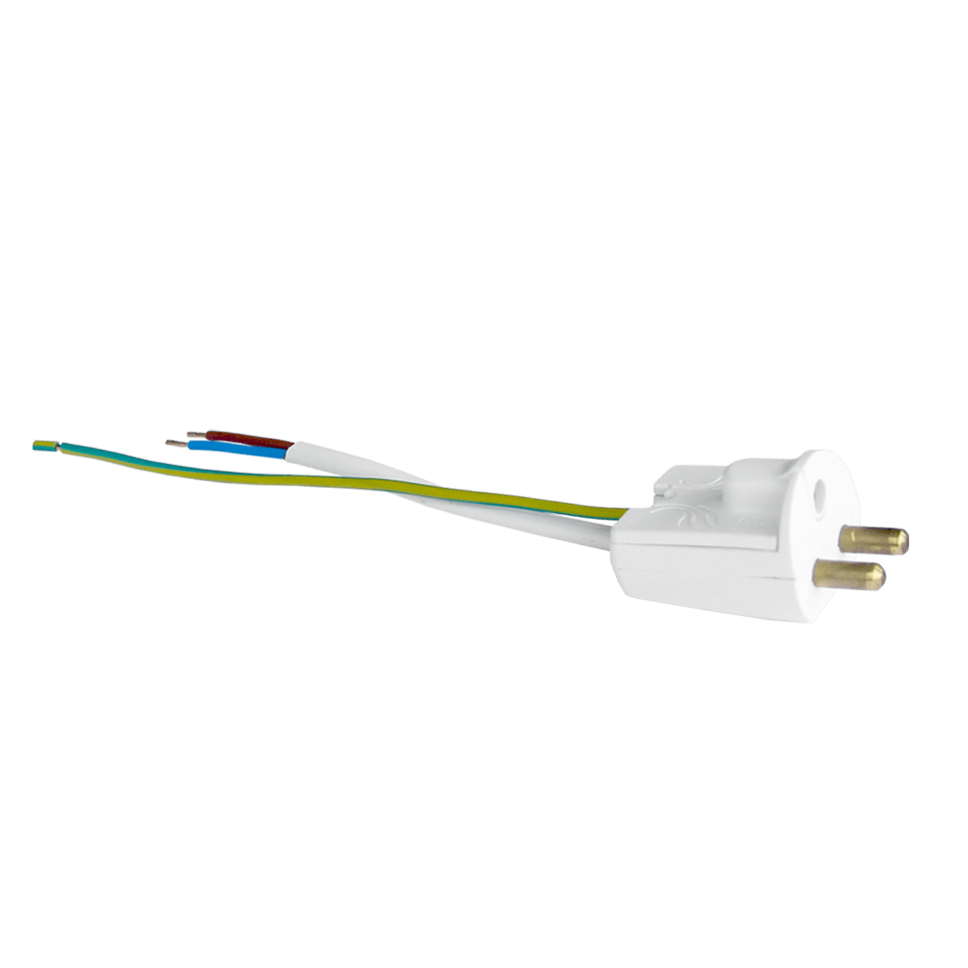 Lampstickpropp med kabel i vit