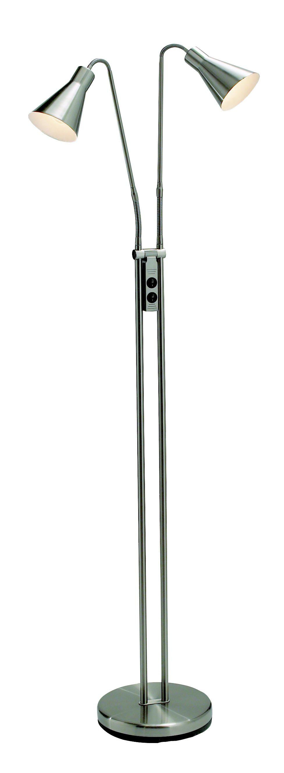 ODENSE golvlampa 2L Steel