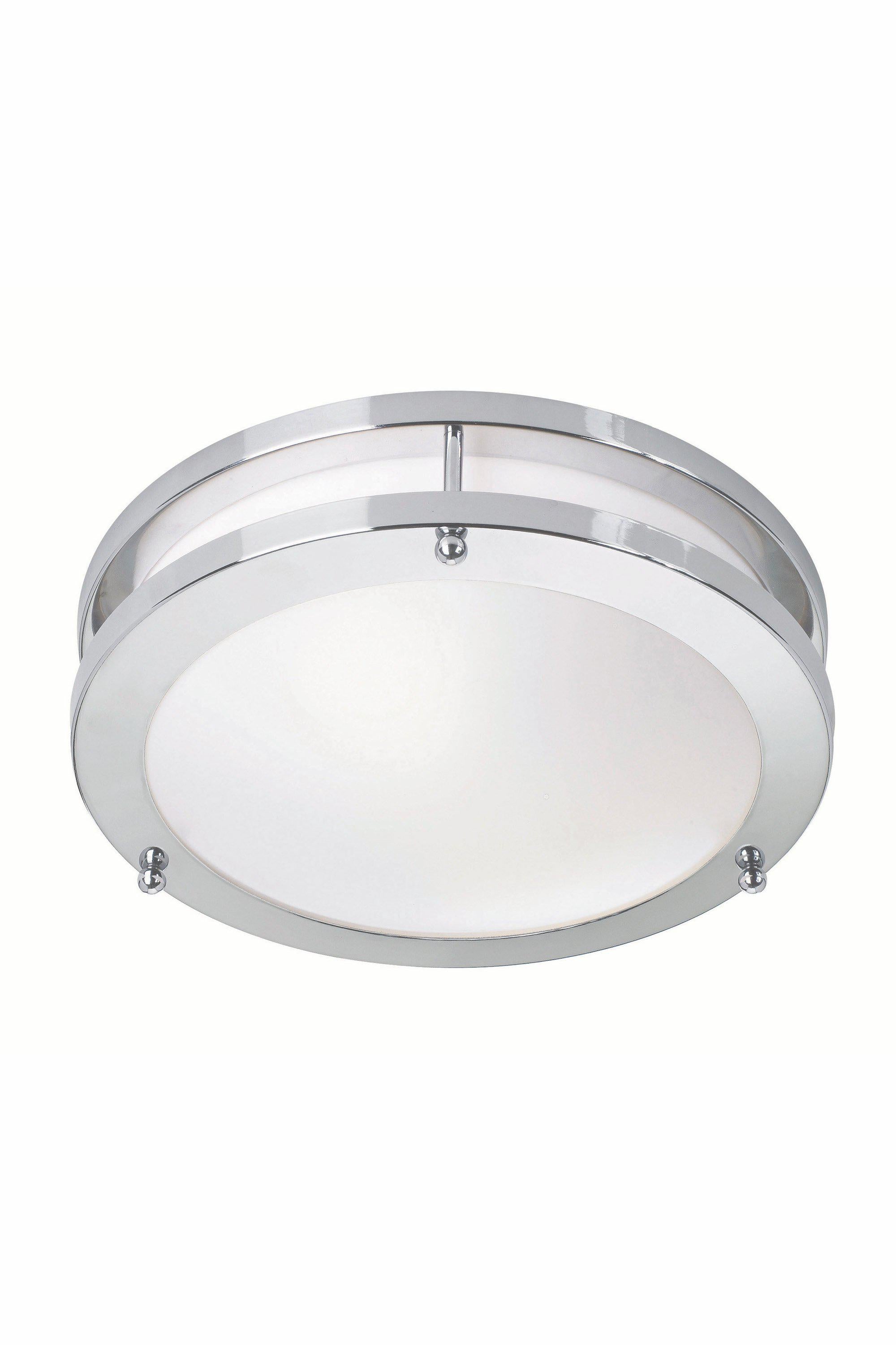 TÄBY LED plafond Chrome/White IP44