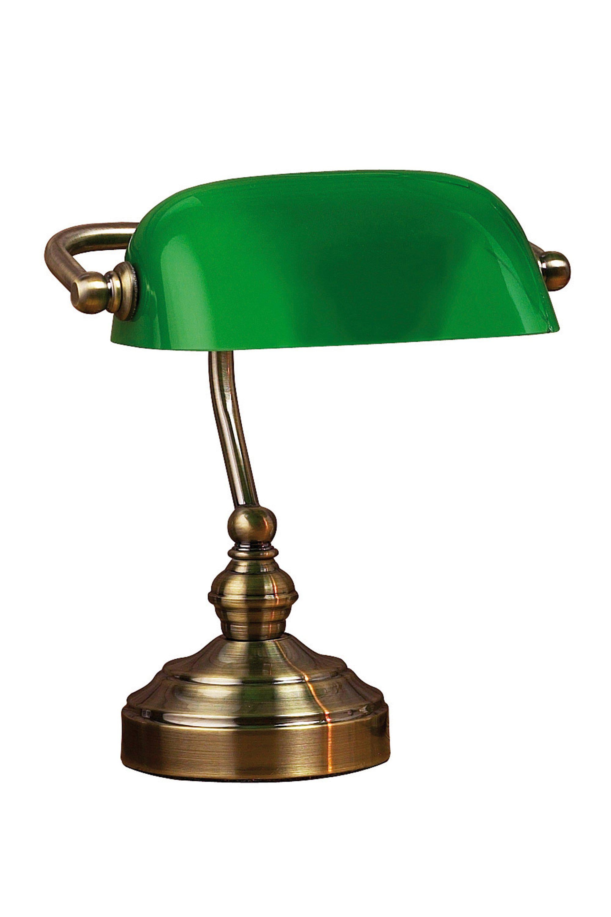 BANKERS bordslampa 25cm 1L Oxide/Green