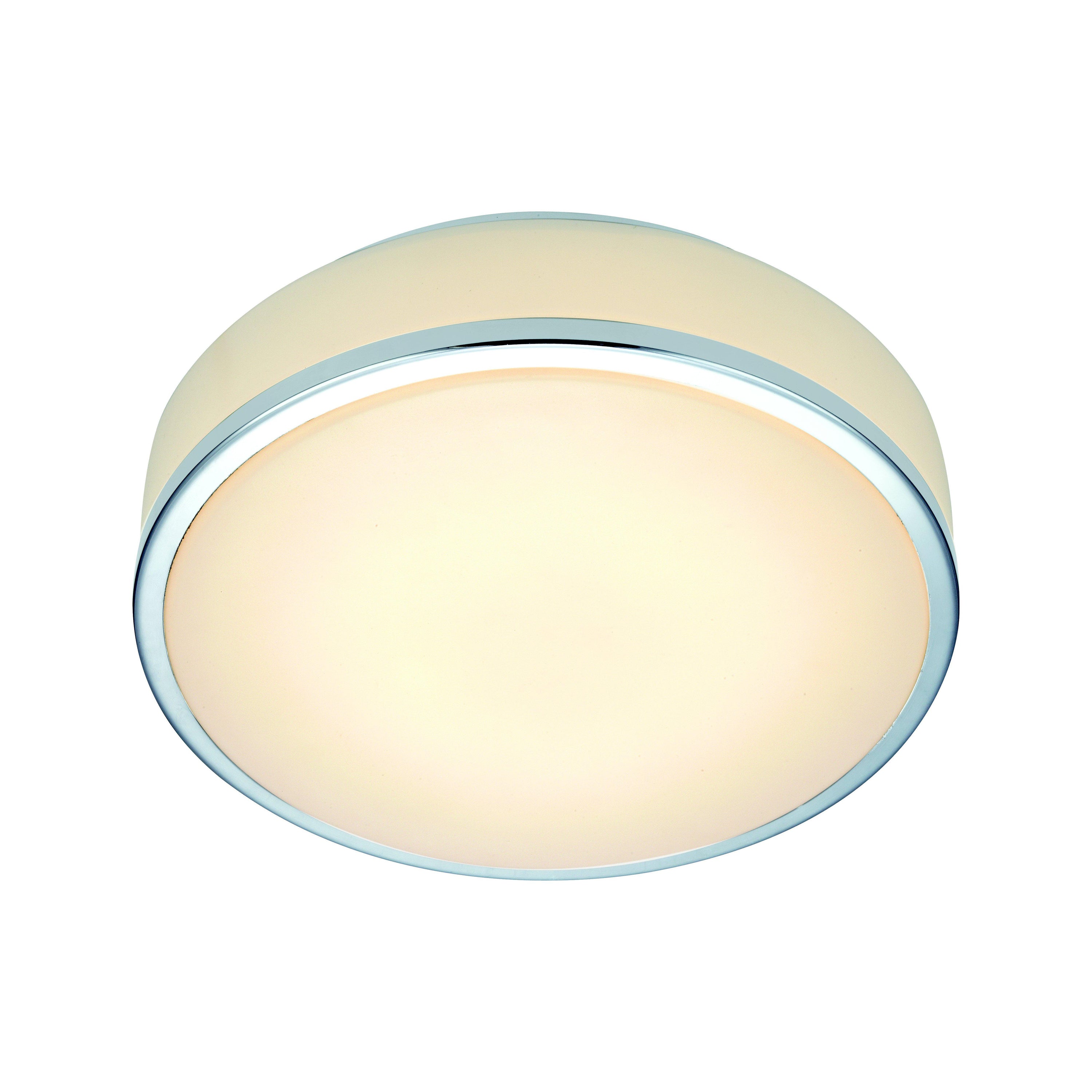 GLOBAL plafond 28cm Led White/Chrome