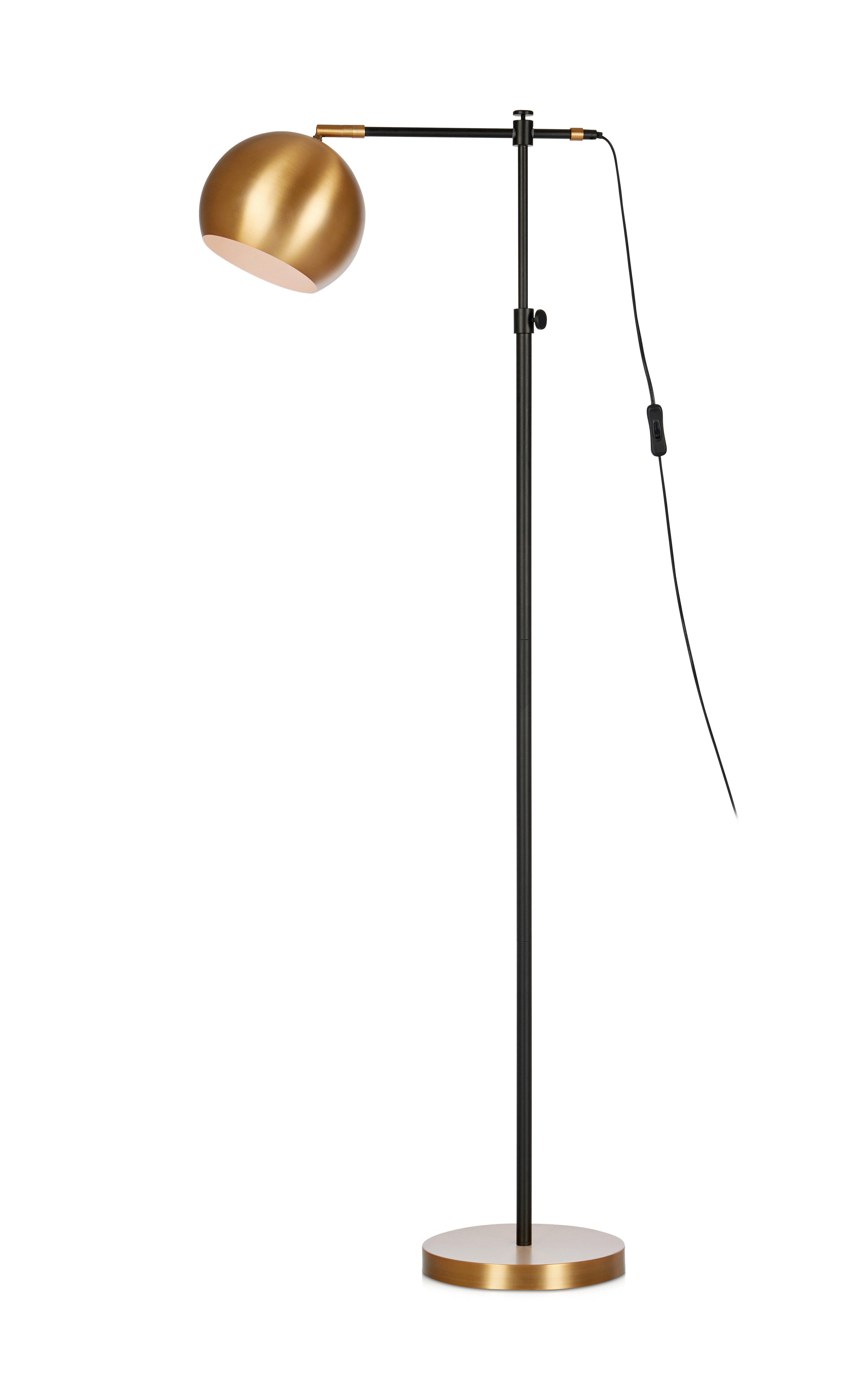 CHESTER golvlampa 1L Black/Bronze