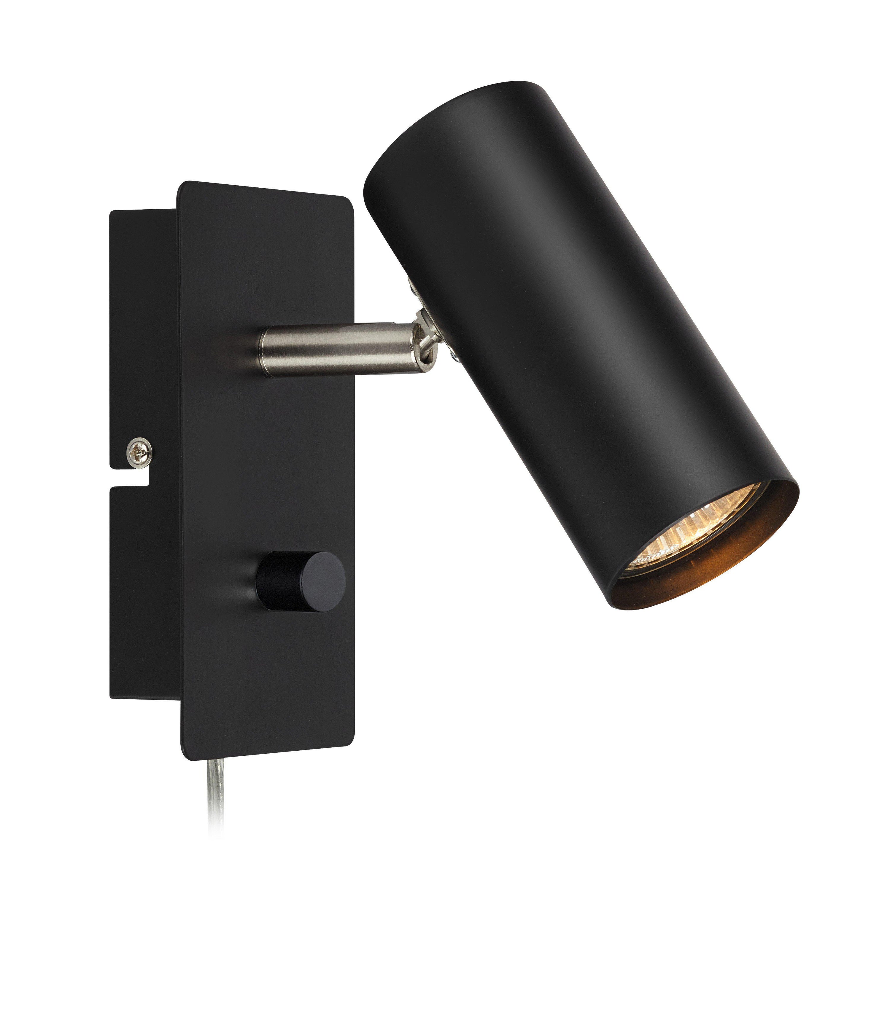 BARCELONA vägglampa 1L Black