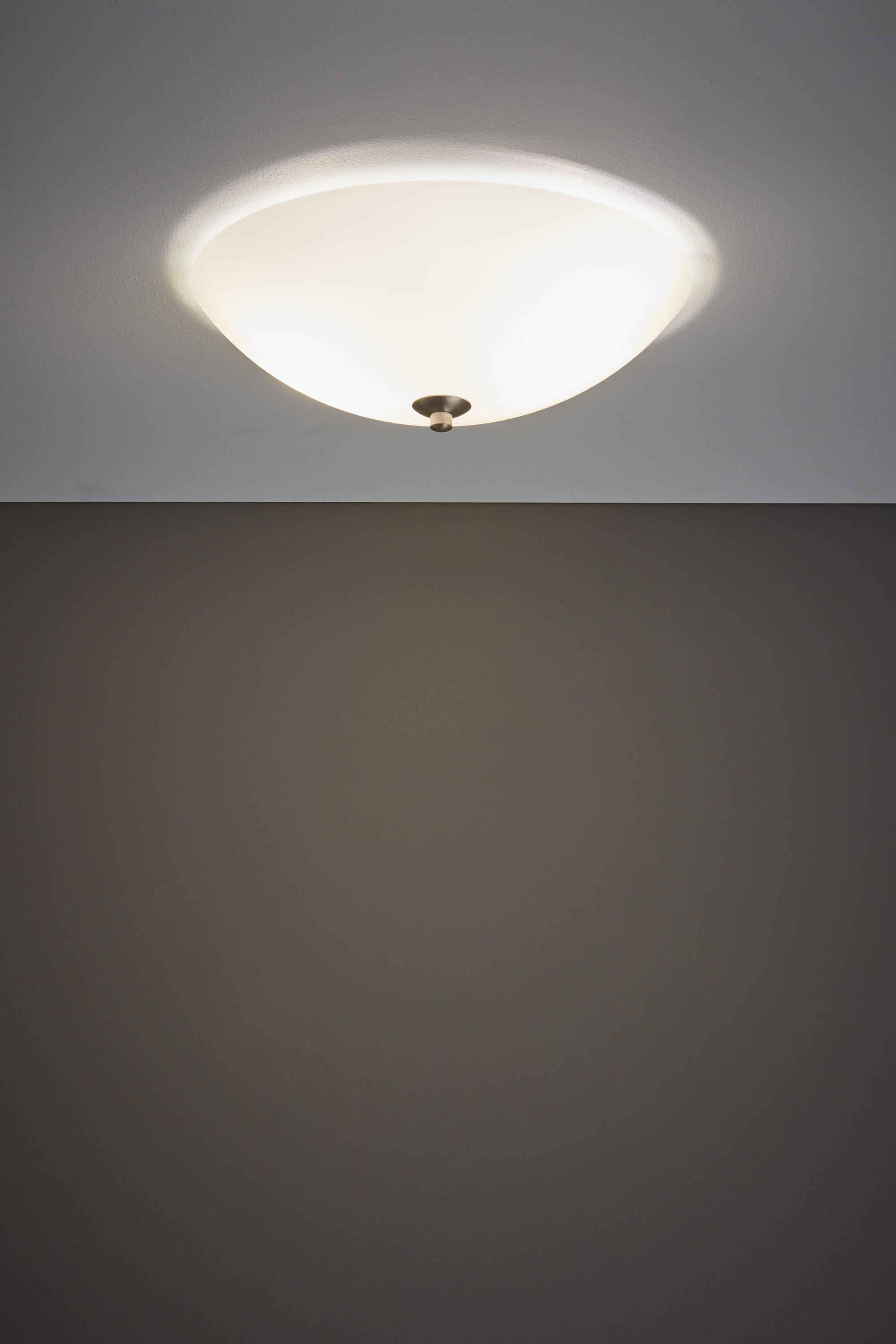 POLAR plafond 2L 35cm Frosted/Steel