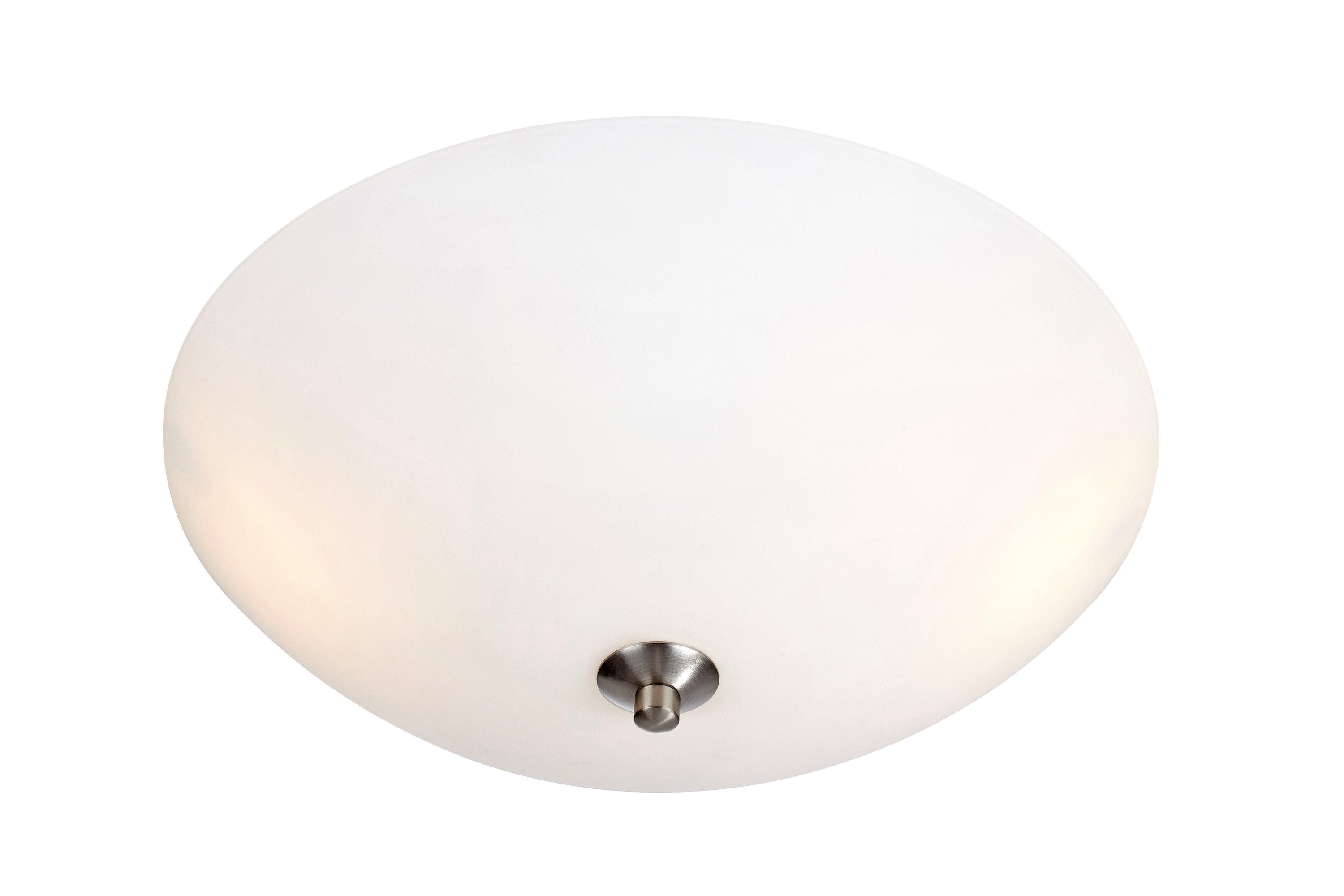 POLAR plafond 3L 43cm Frosted/Steel