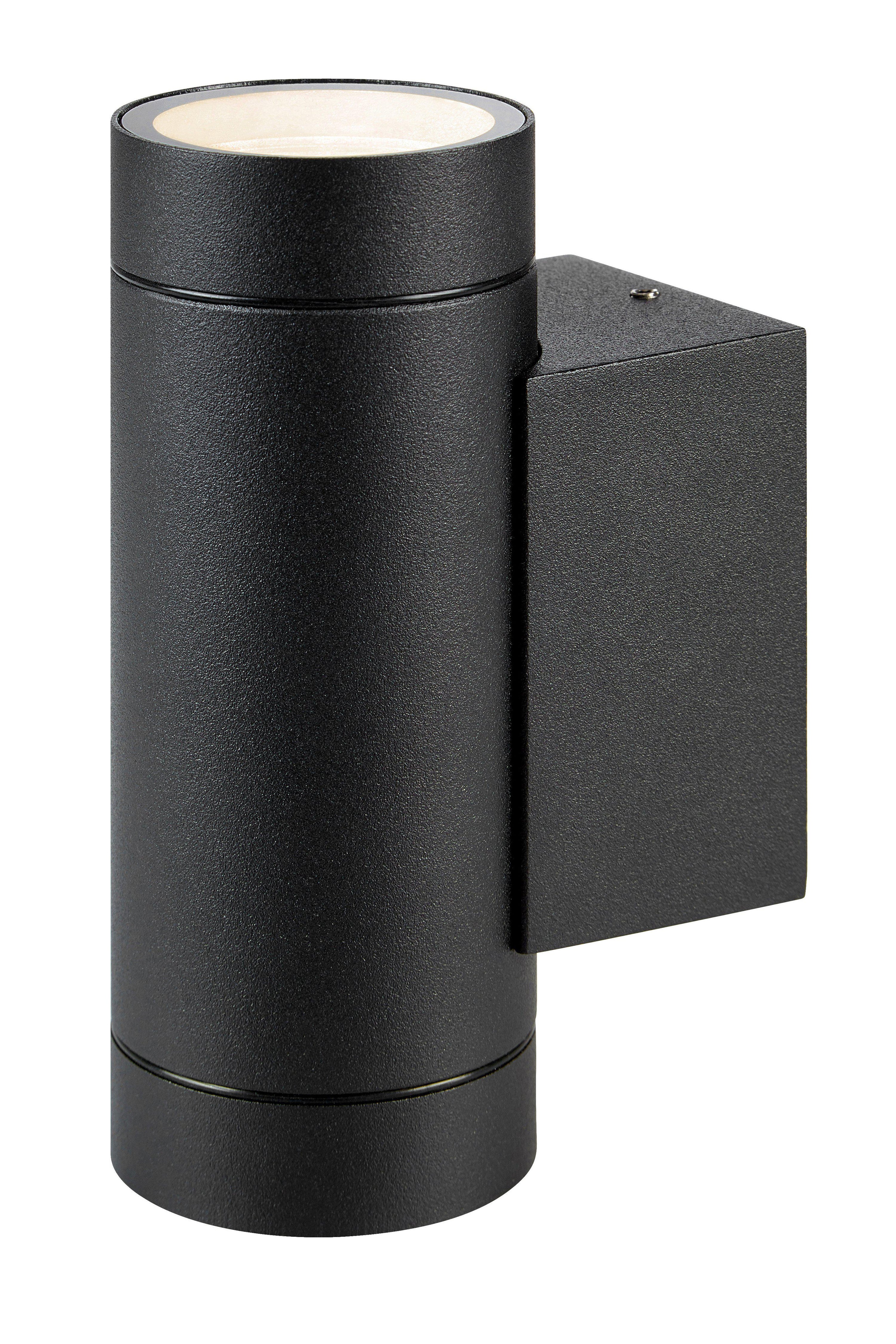 PIPE vägglampa 2L Black IP44
