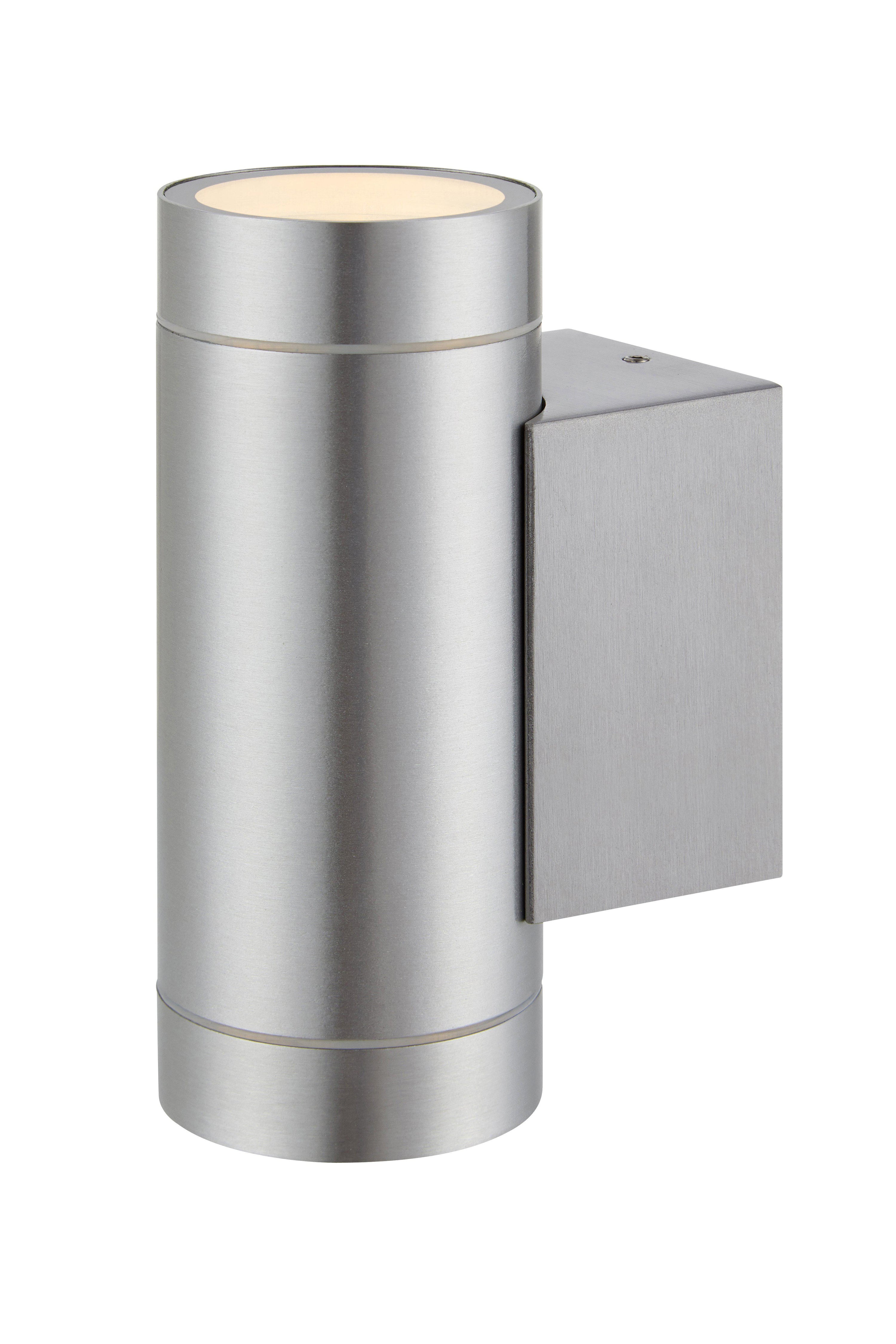 PIPE vägglampa 2L Aluminium IP44