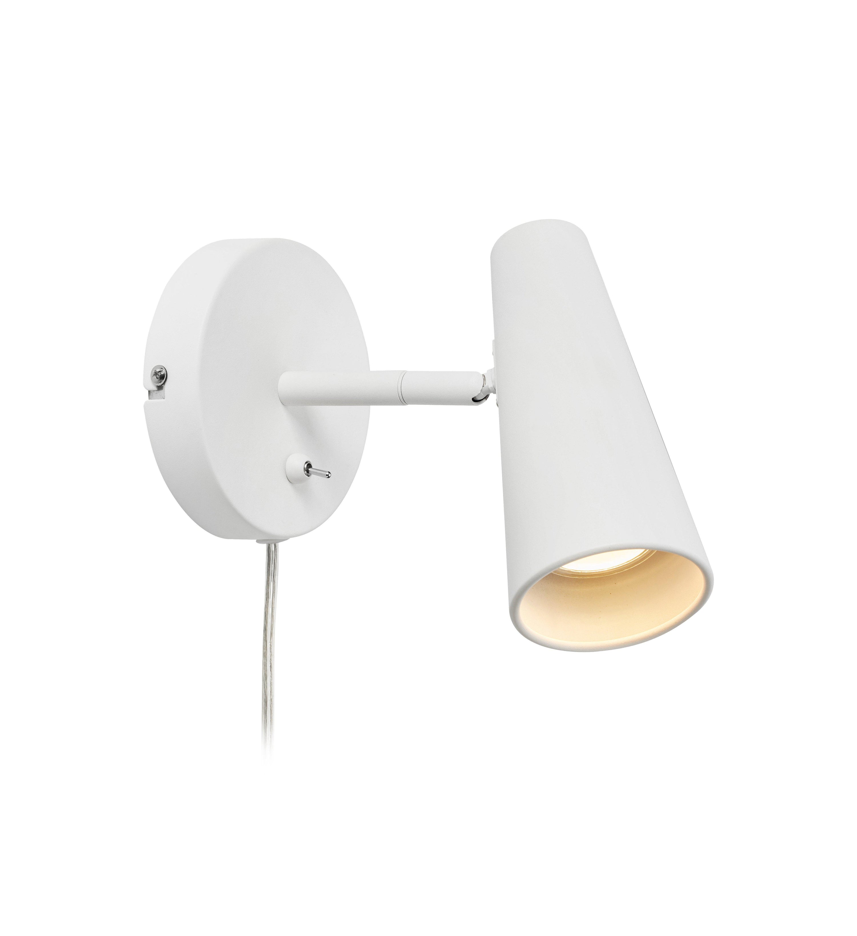 CREST vägglampa 1L Sandy White