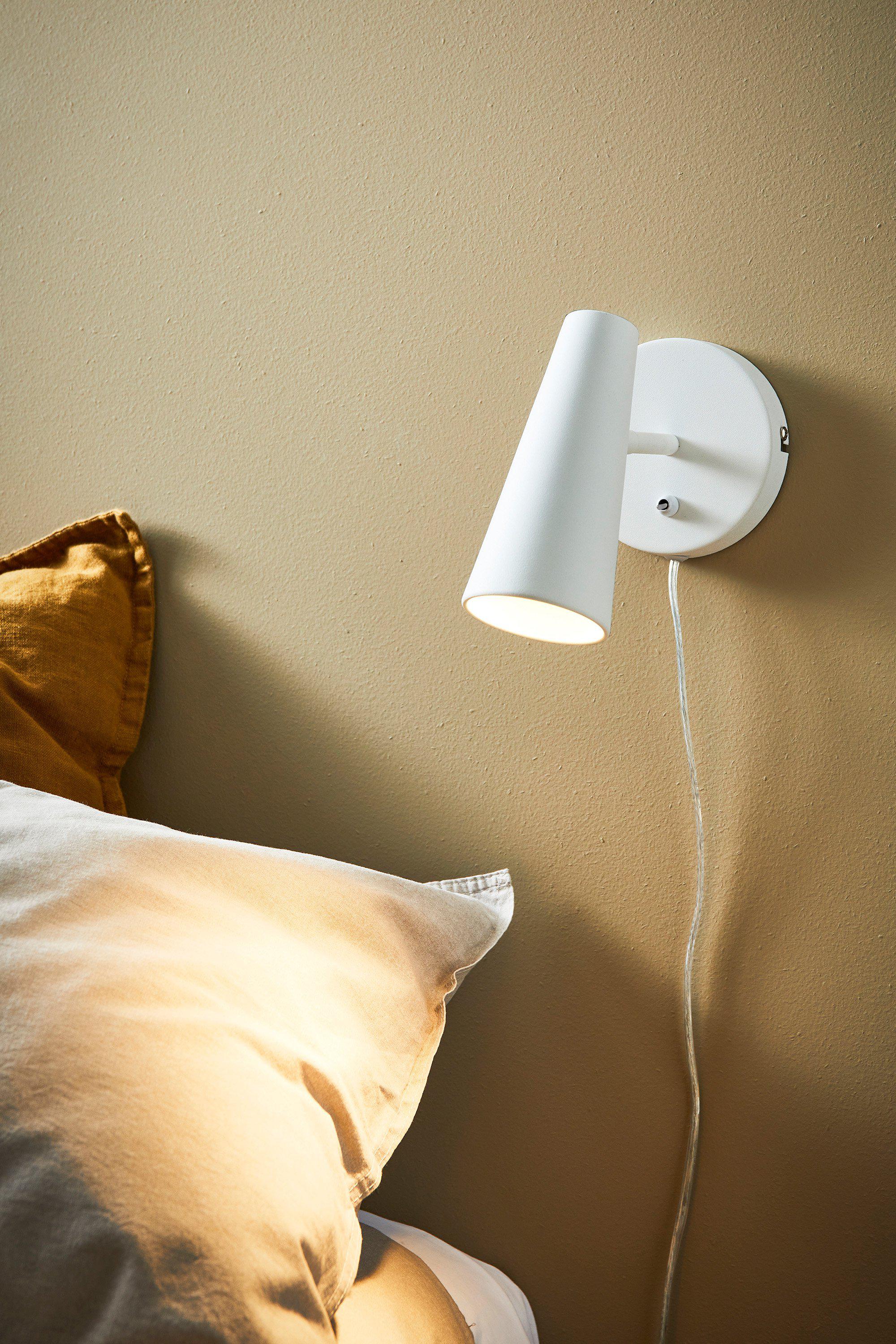 CREST vägglampa 1L Sandy White