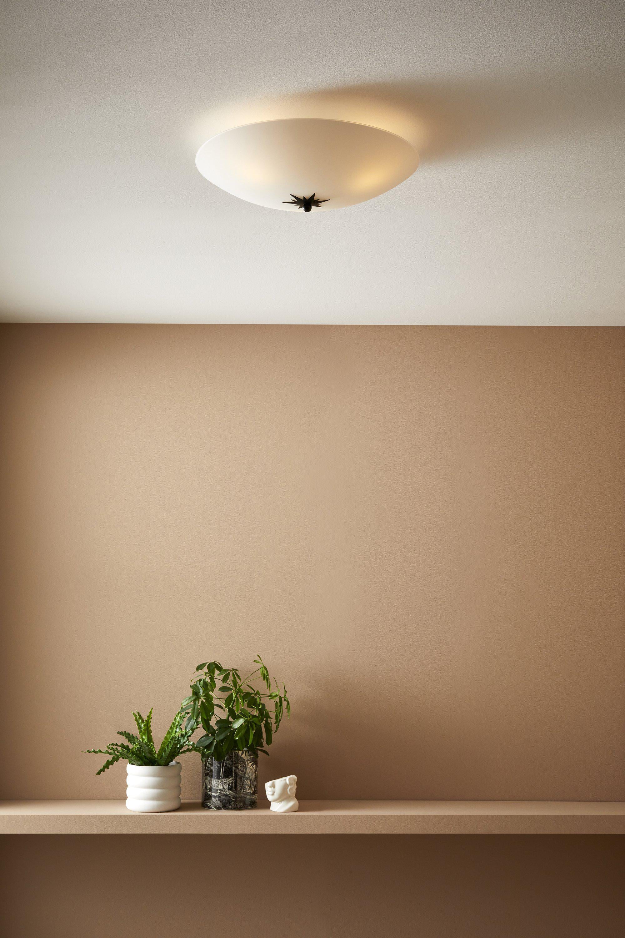 ROSE plafond 43cm White/Black