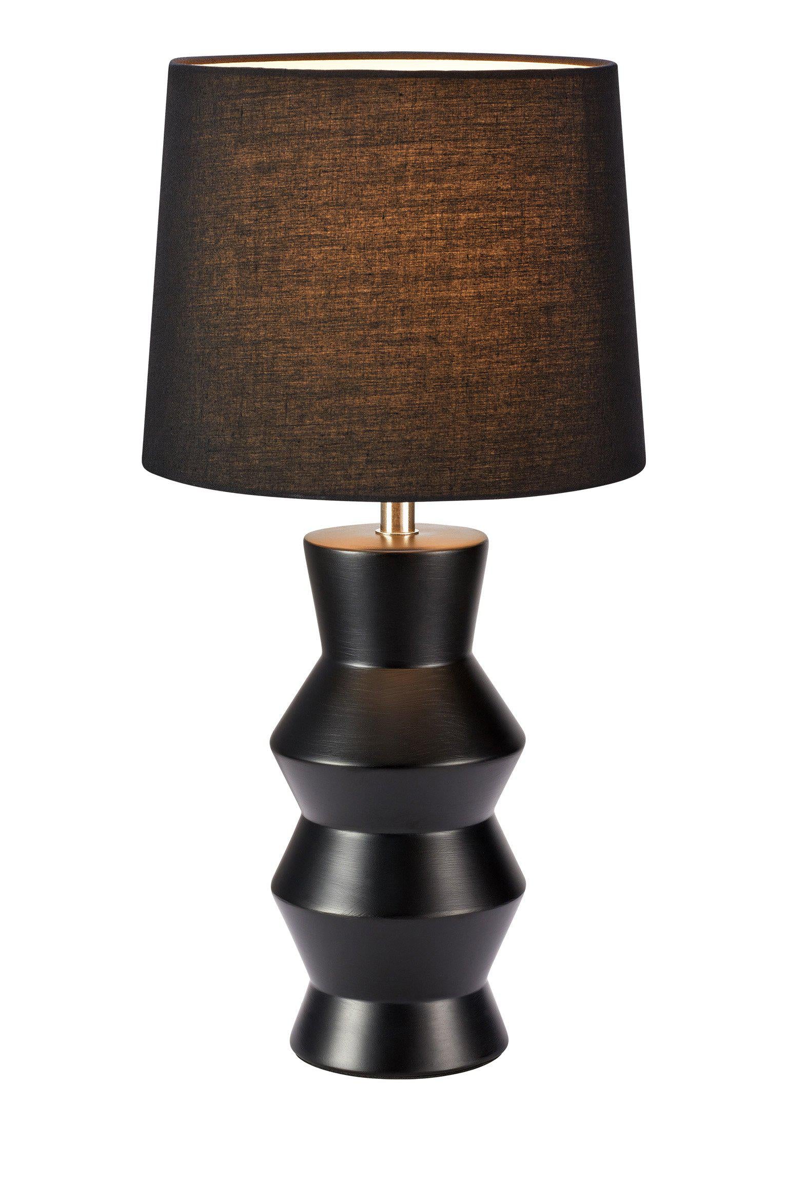 SIENNA bordslampa 1L Black/Black