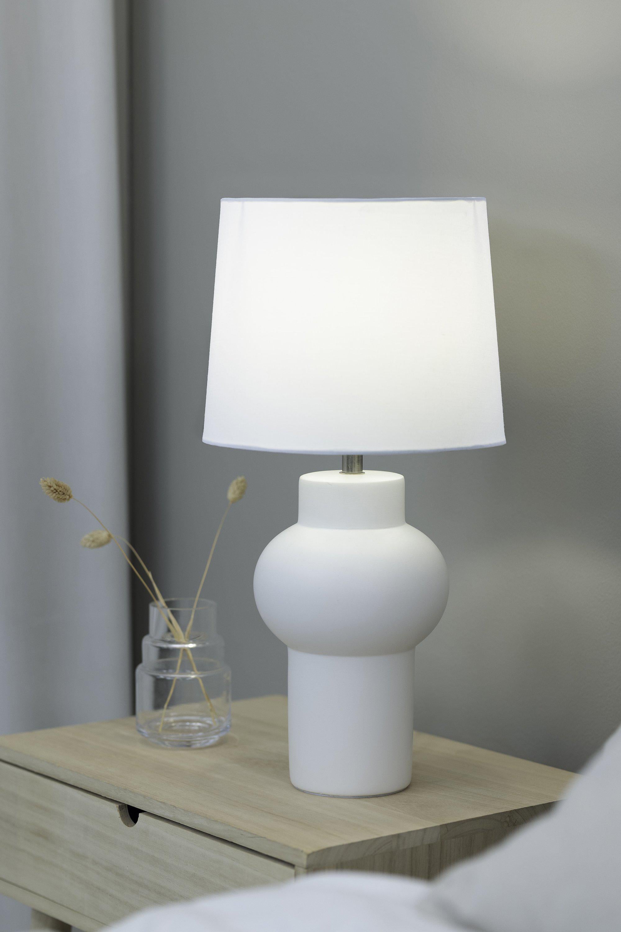 SHAPE bordslampa 1L White/White