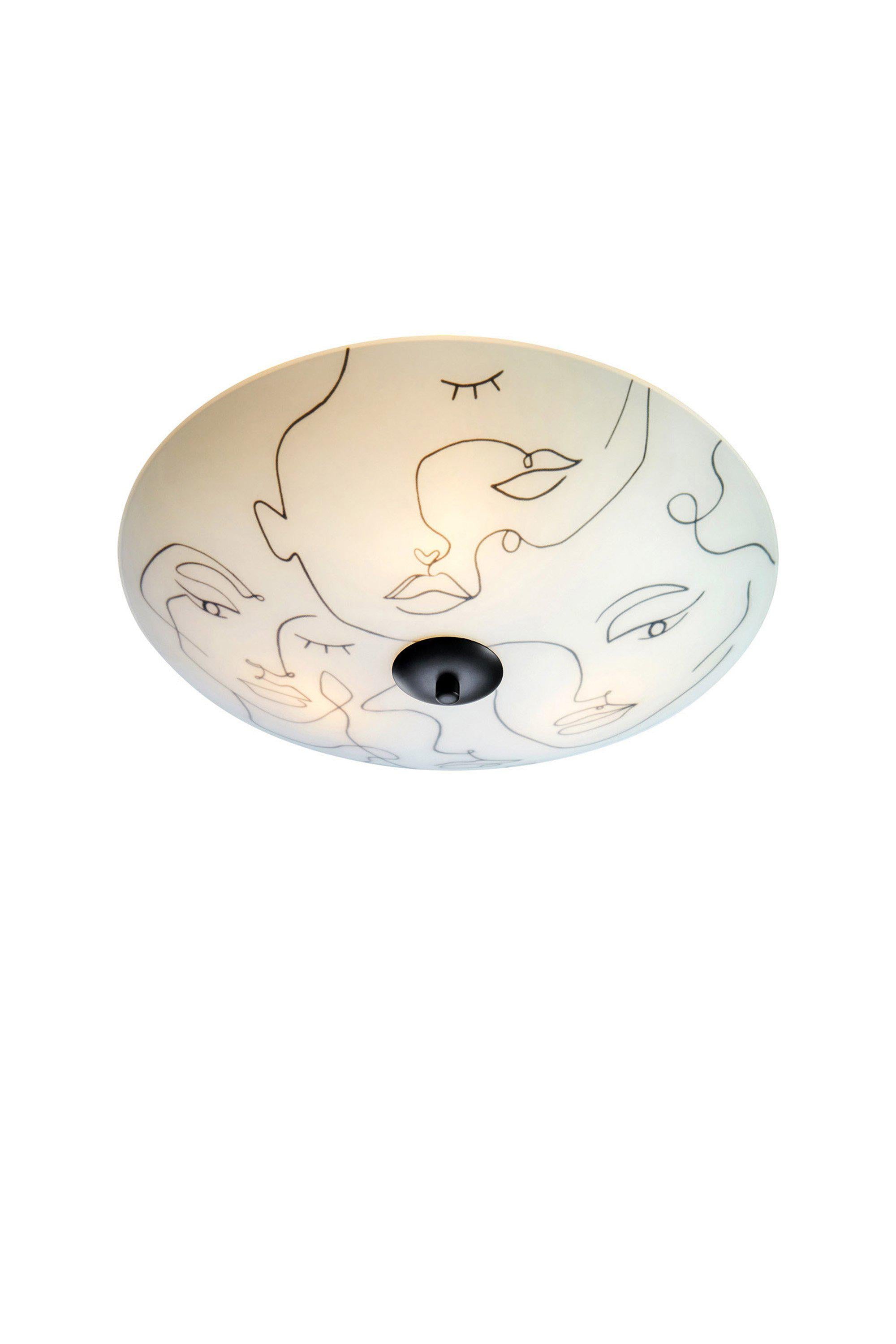 MESSY FAMILY plafond 43cm White/Black