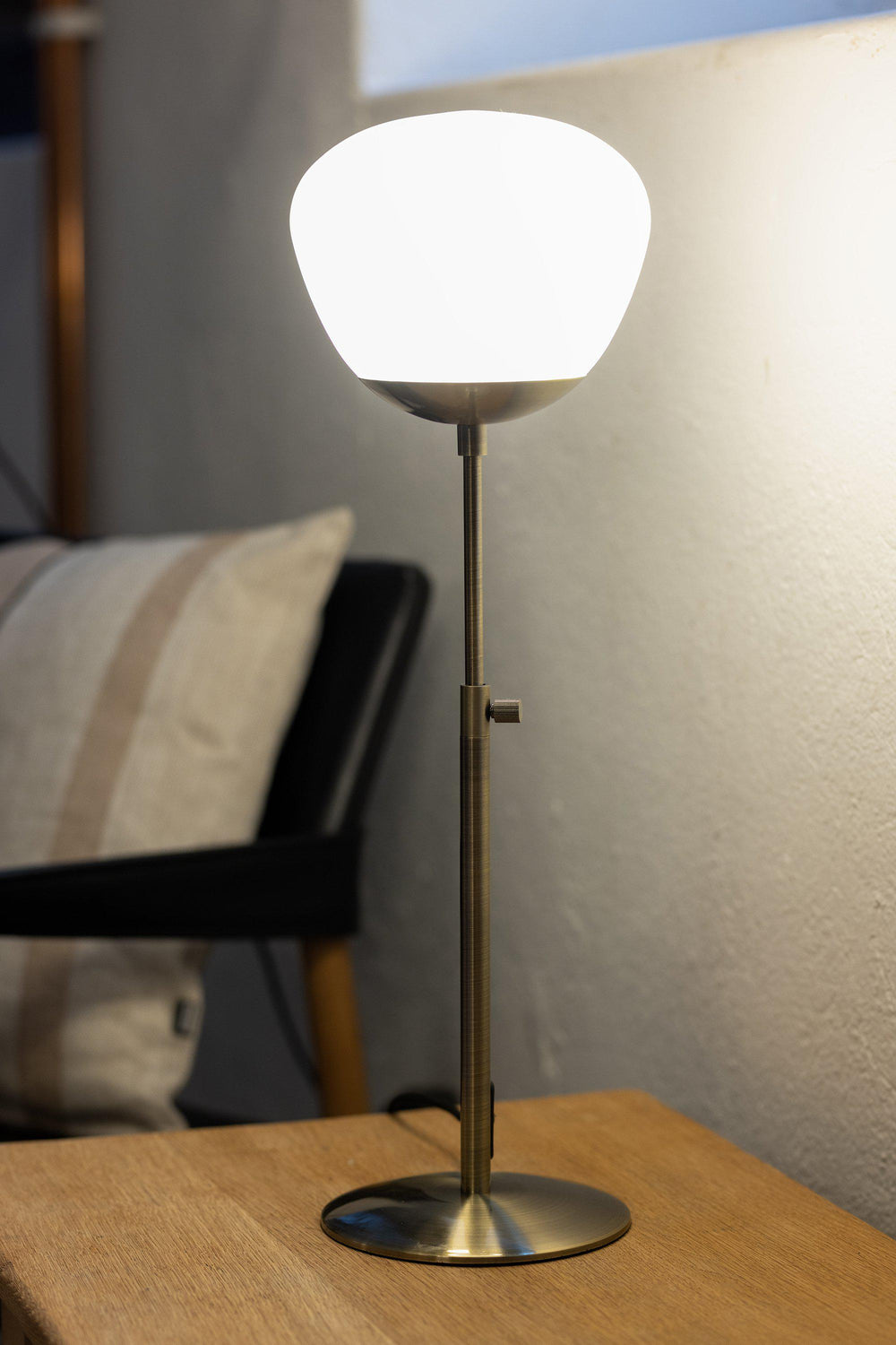 RISE bordslampa 1L Antique/White Small