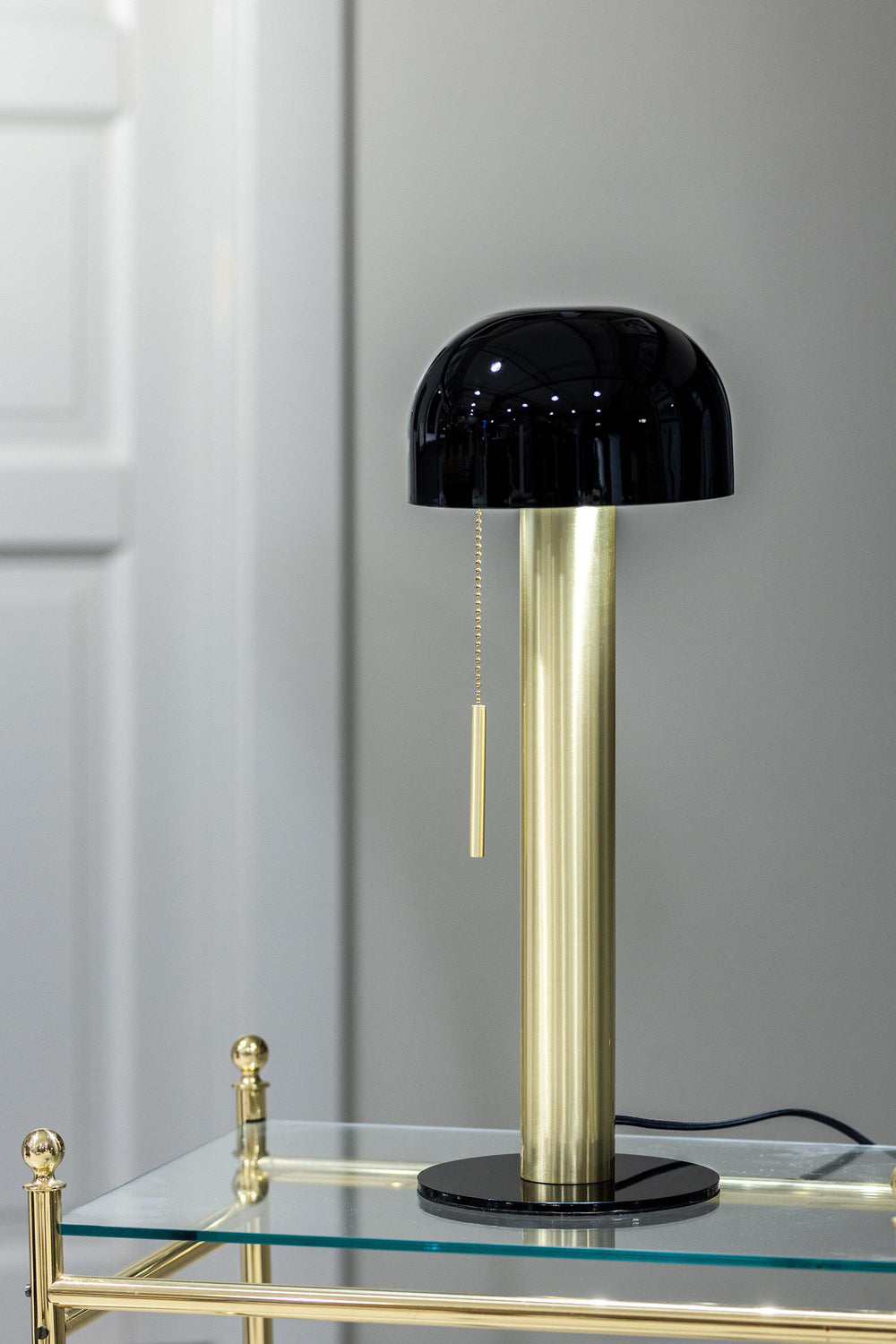 COSTA bordslampa 2L Black/Brushed brass