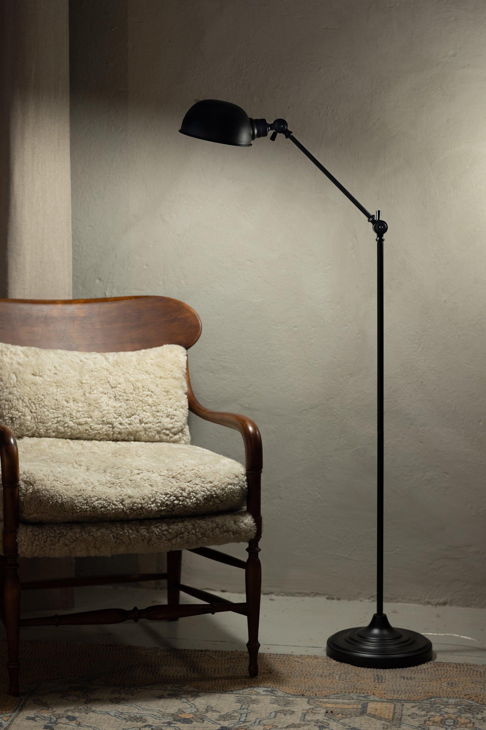 PORTLAND golvlampa 1L Black