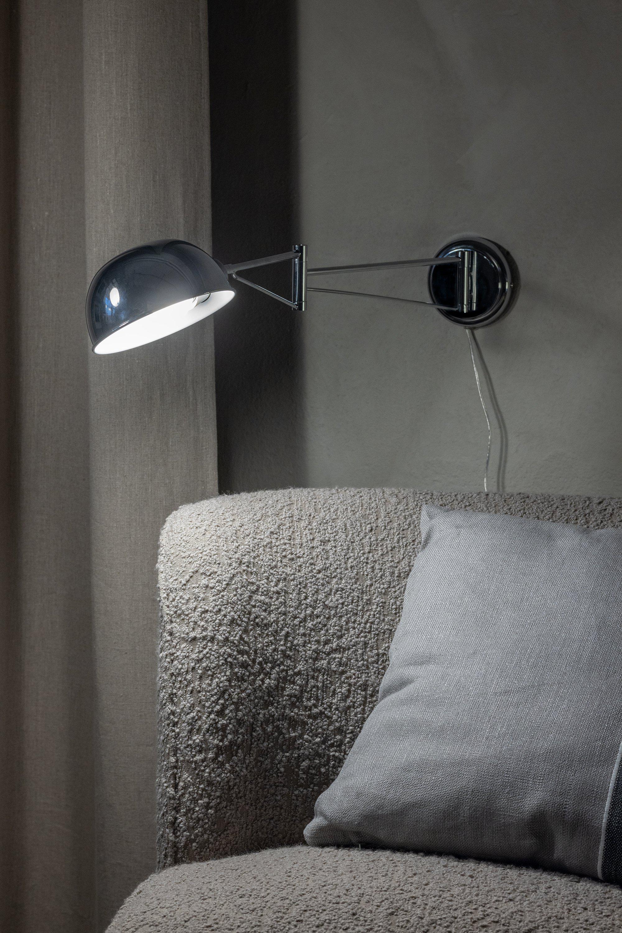 PORTLAND vägglampa 1L Chrome