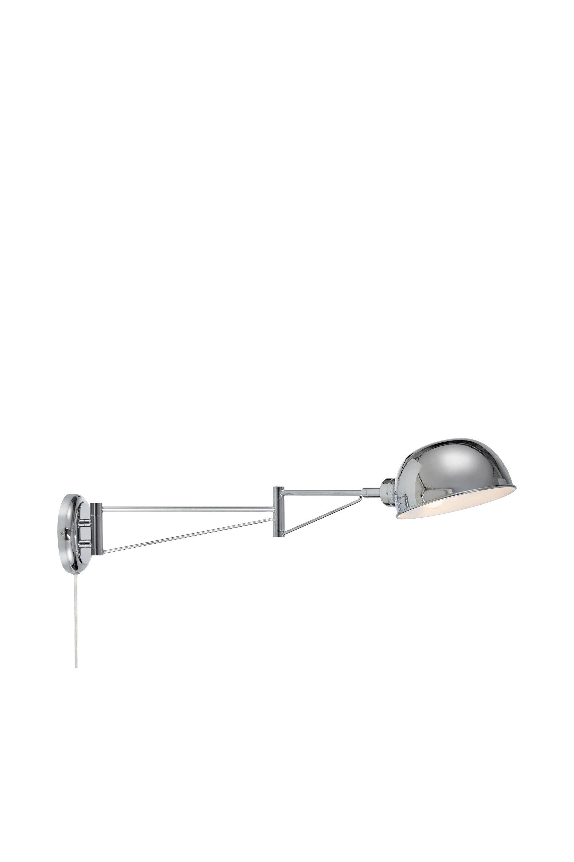 PORTLAND vägglampa 1L Chrome