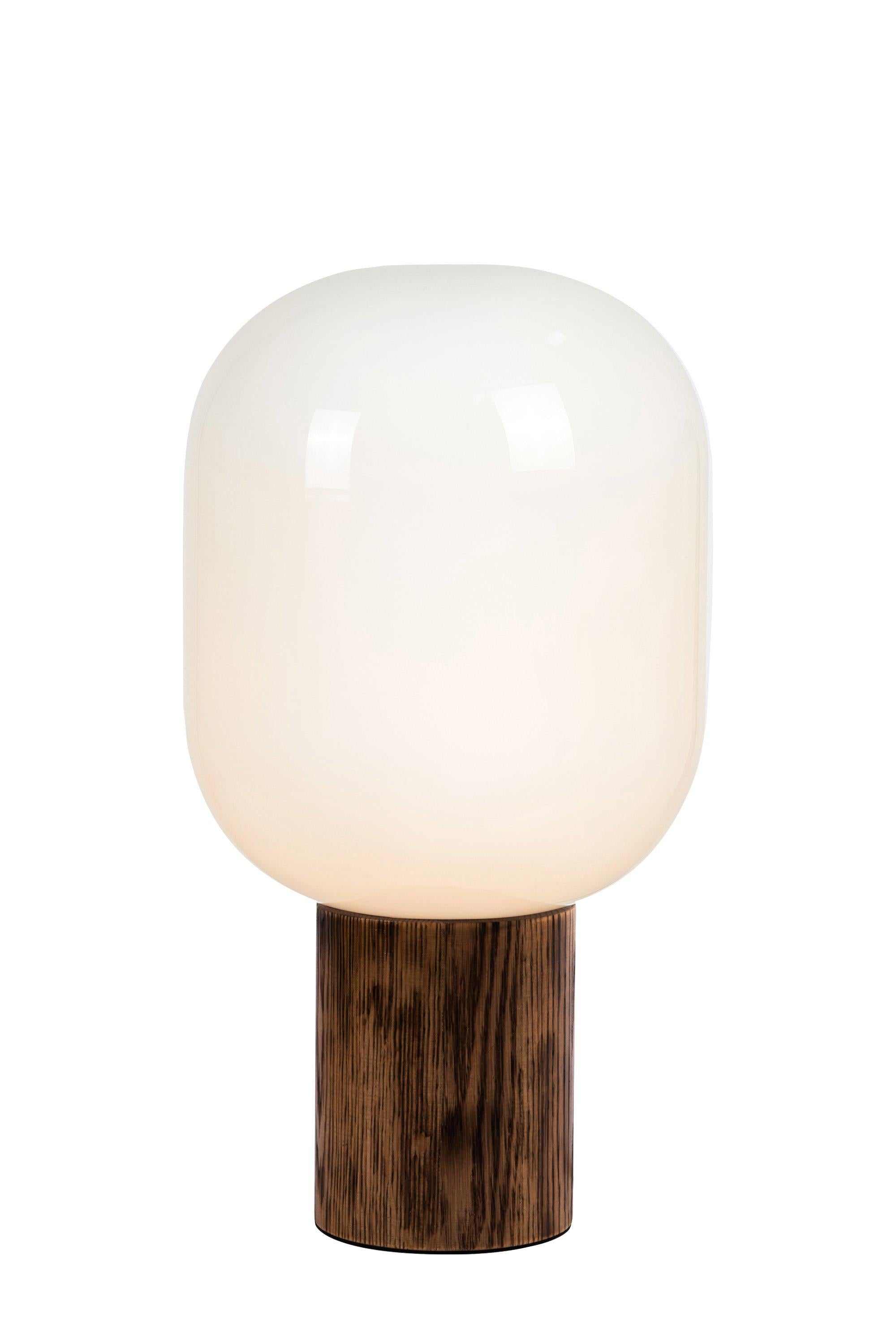 SKENE bordslampa 1L White/Burned Wood