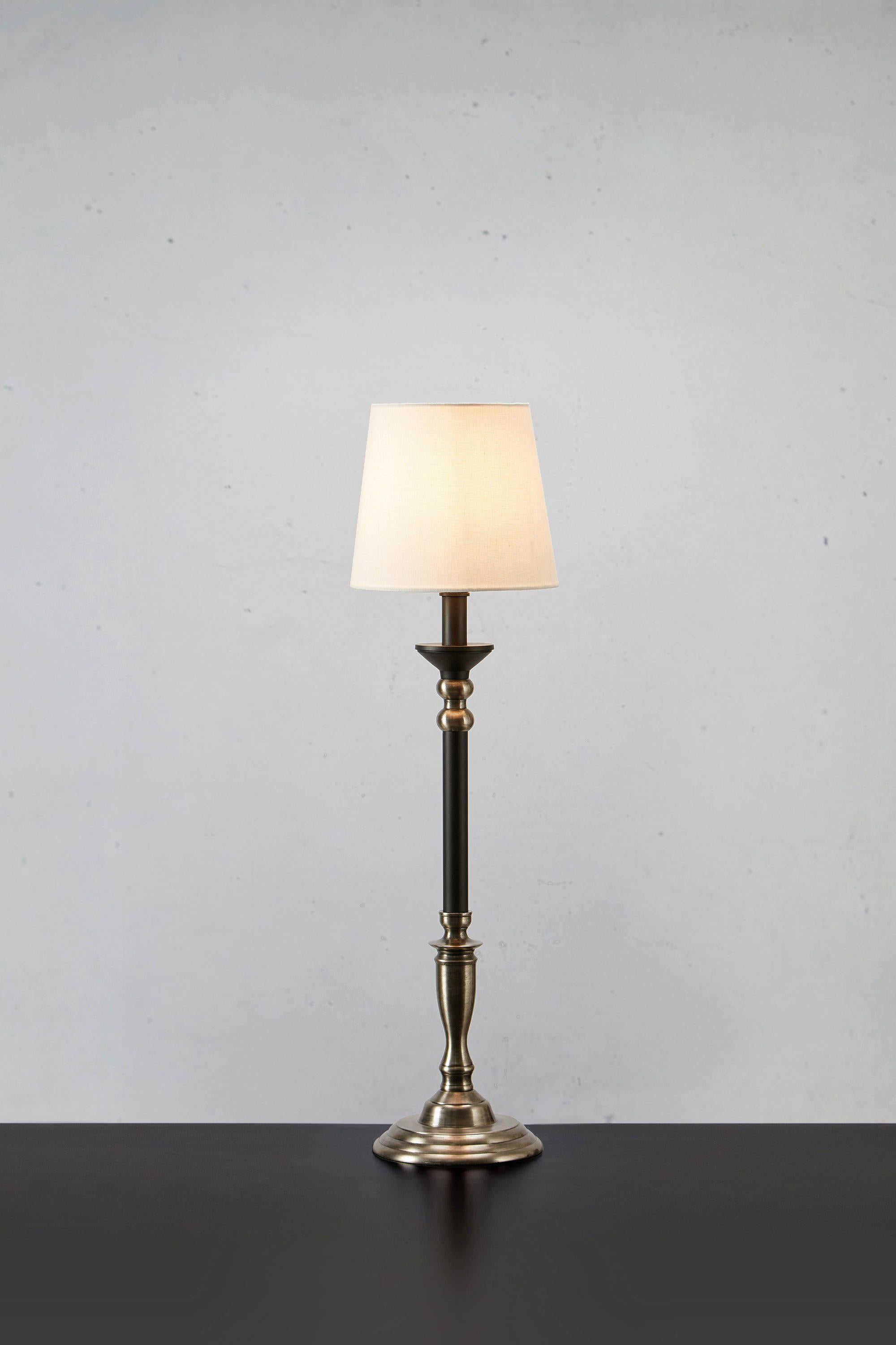 GENT bordslampa 1L Steel/Black/Offwhite