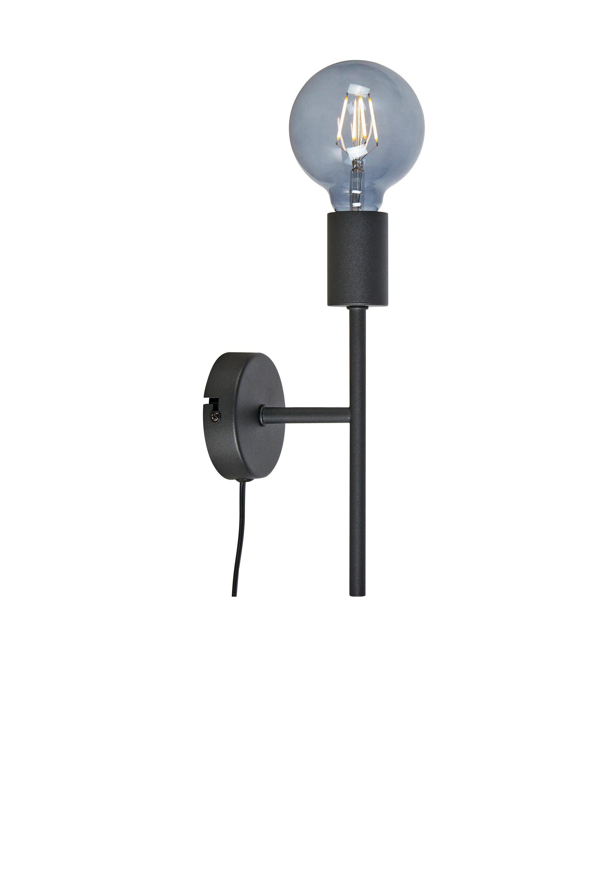 CIELO vägglampa 1L Sandy Black