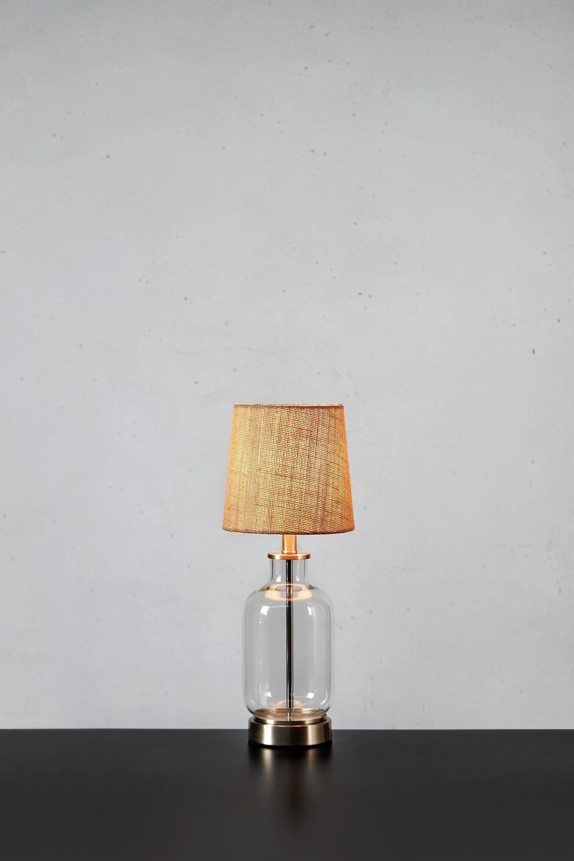 COSTERO bordslampa 1L 43cm Transparent/Natural