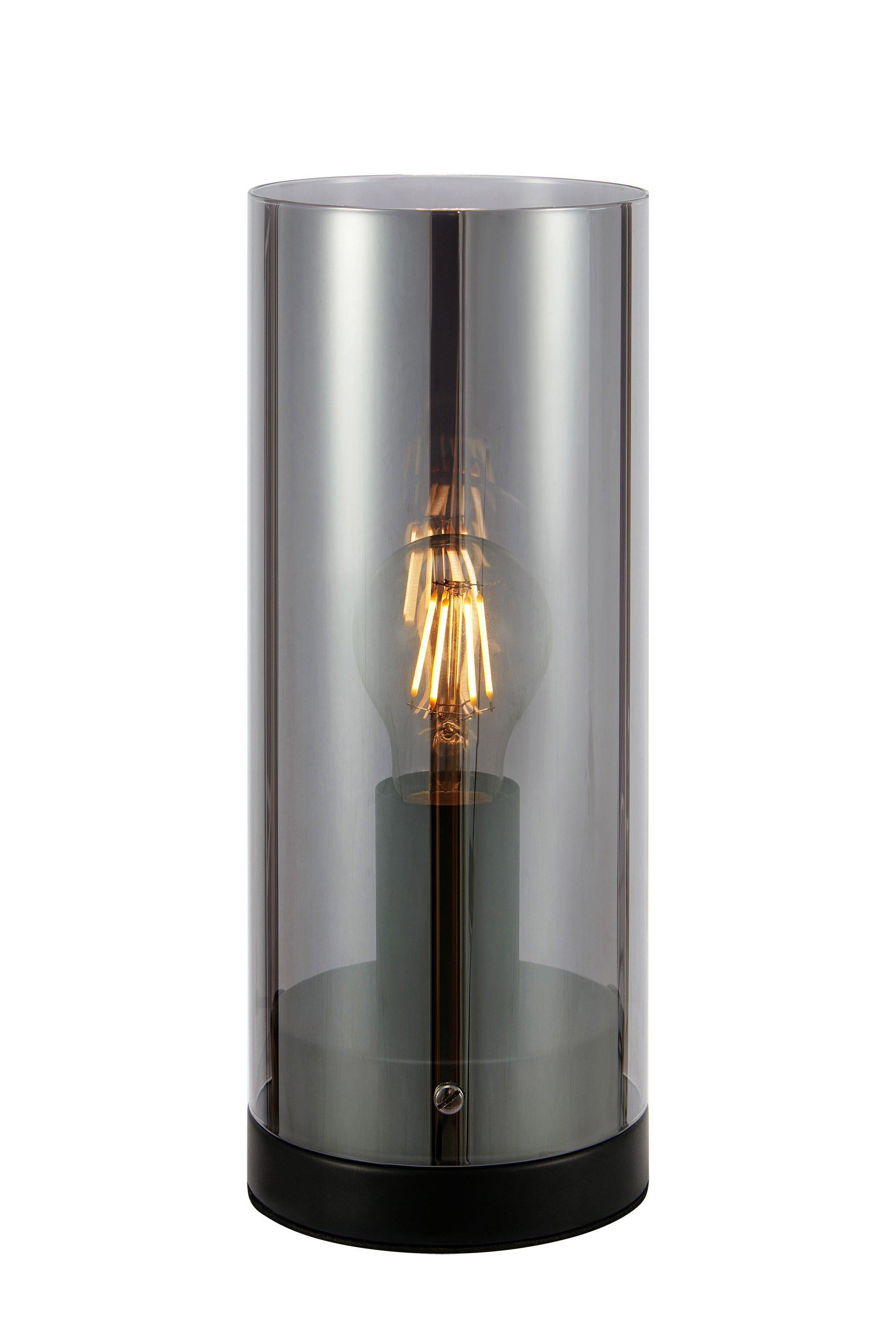 POST bordslampa 1L 12cm Black/Smoke