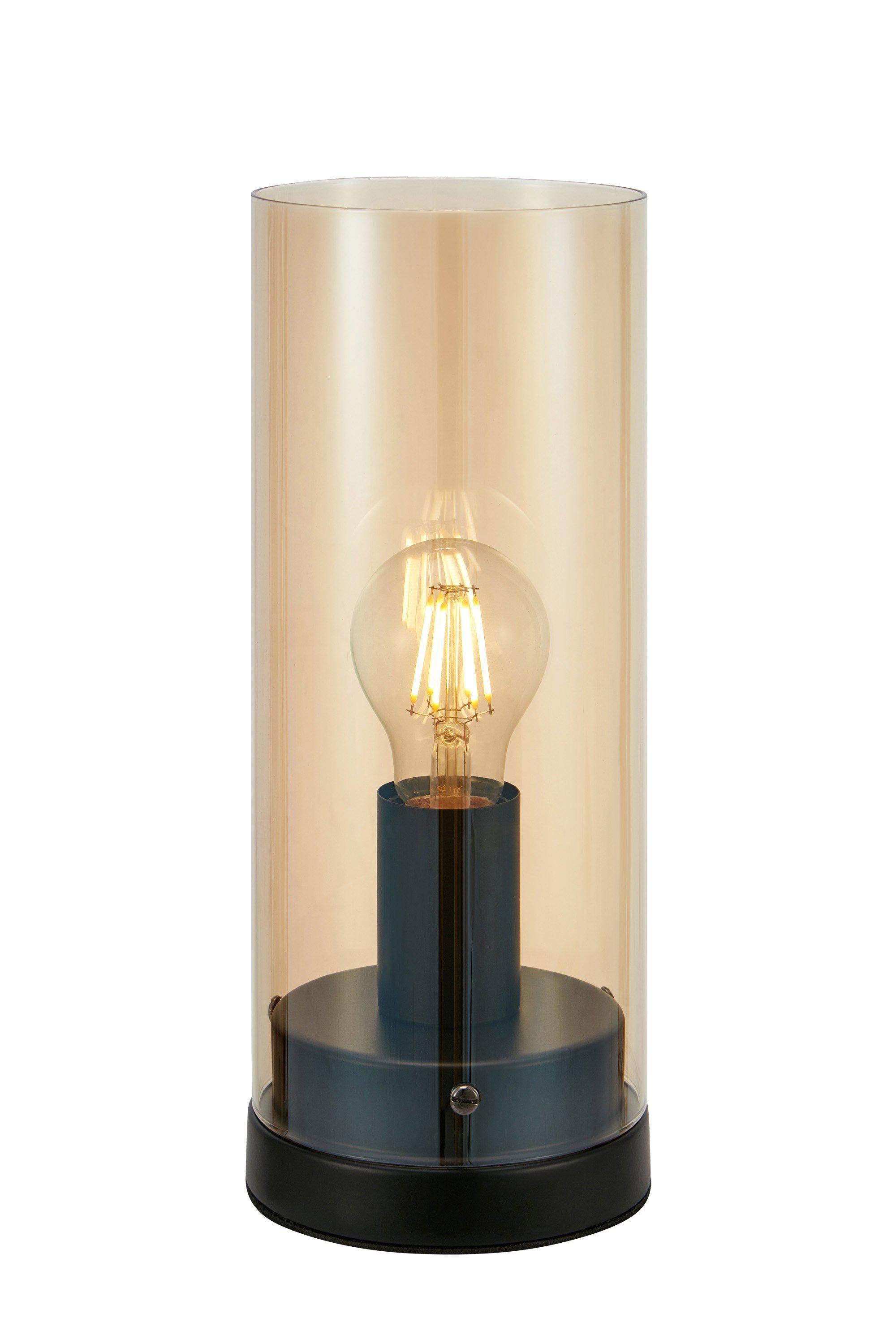 POST bordslampa 1L 12cm Black/Amber