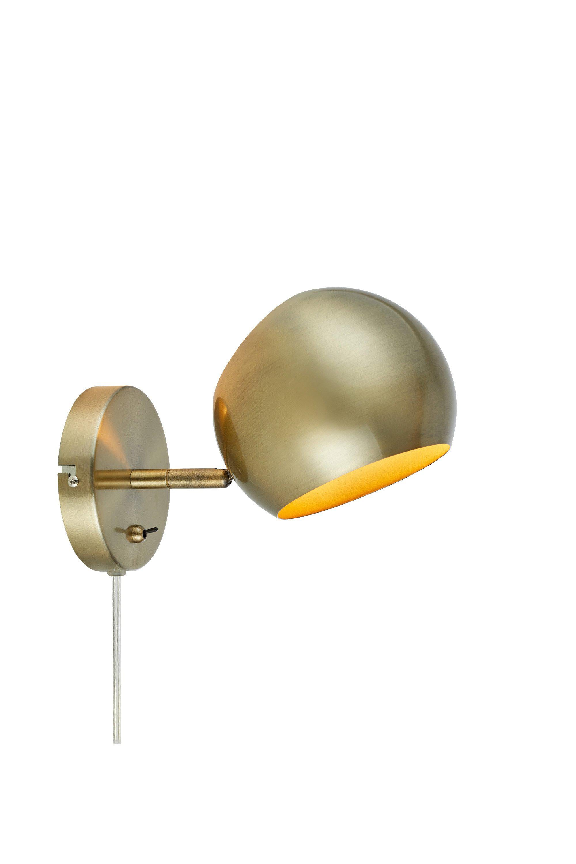 EDGAR vägglampa 1L Antique Brass