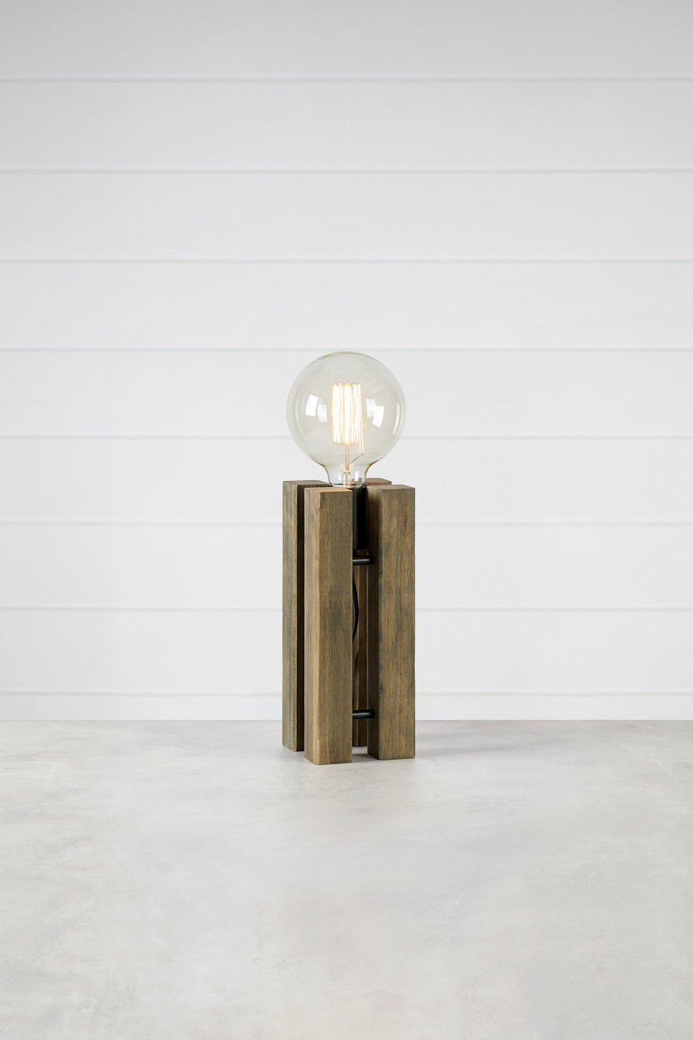 LODGE bordslampa 1L 28cm Stained Brown