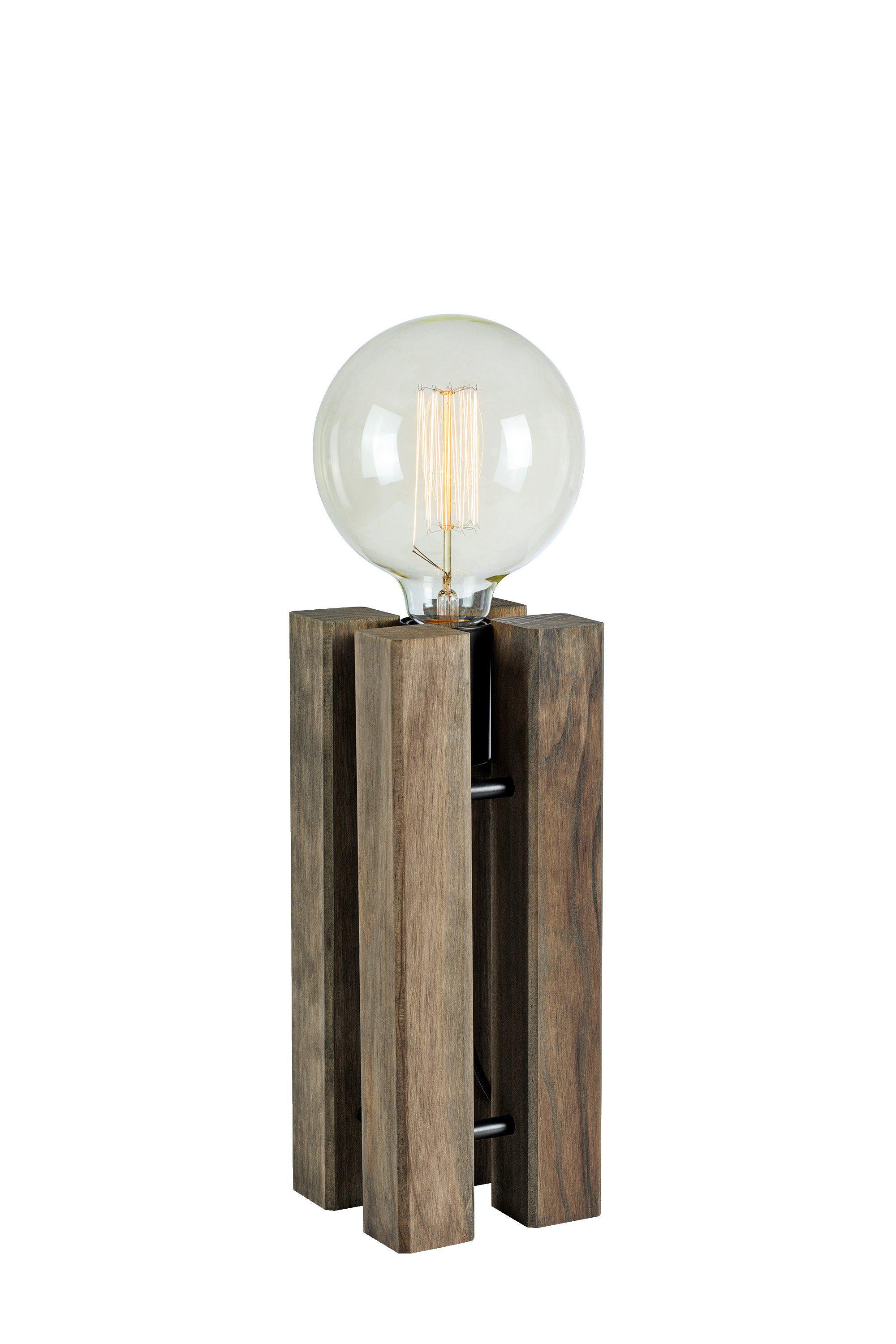 LODGE bordslampa 1L 28cm Stained Brown