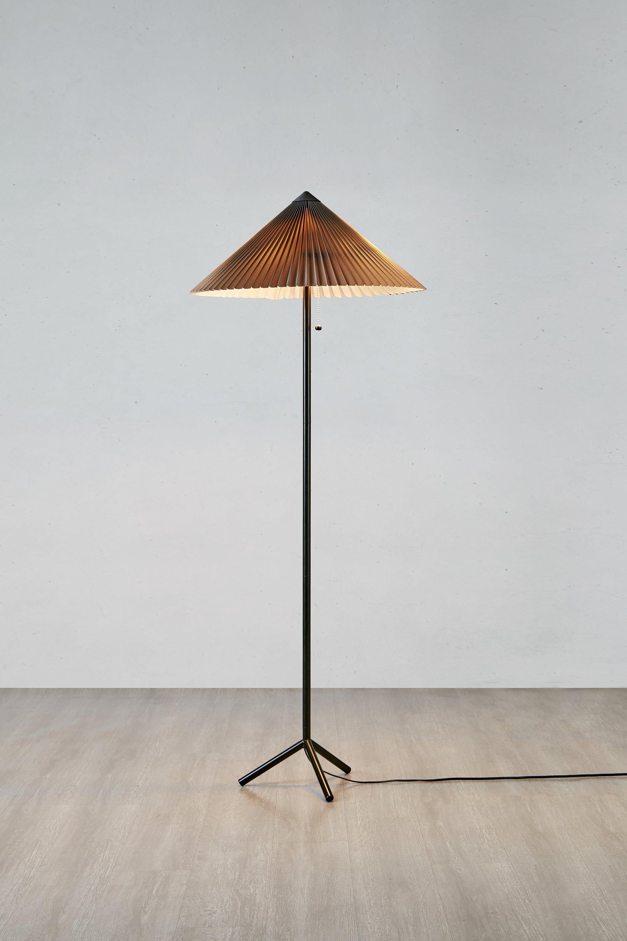 PLISADO golvlampa 2L Black/Grey