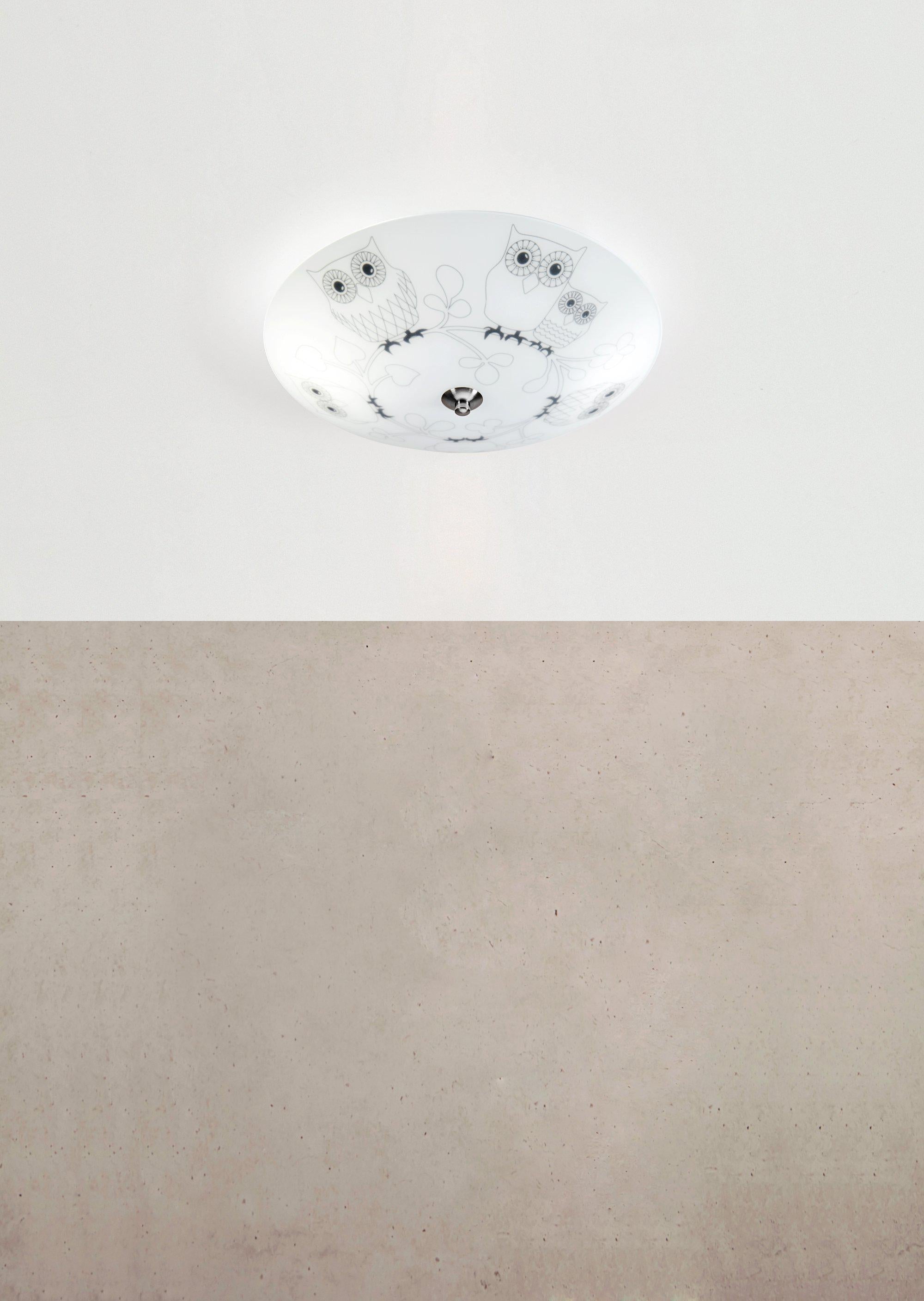 UGGLARP plafond 2L 39cm White/Black