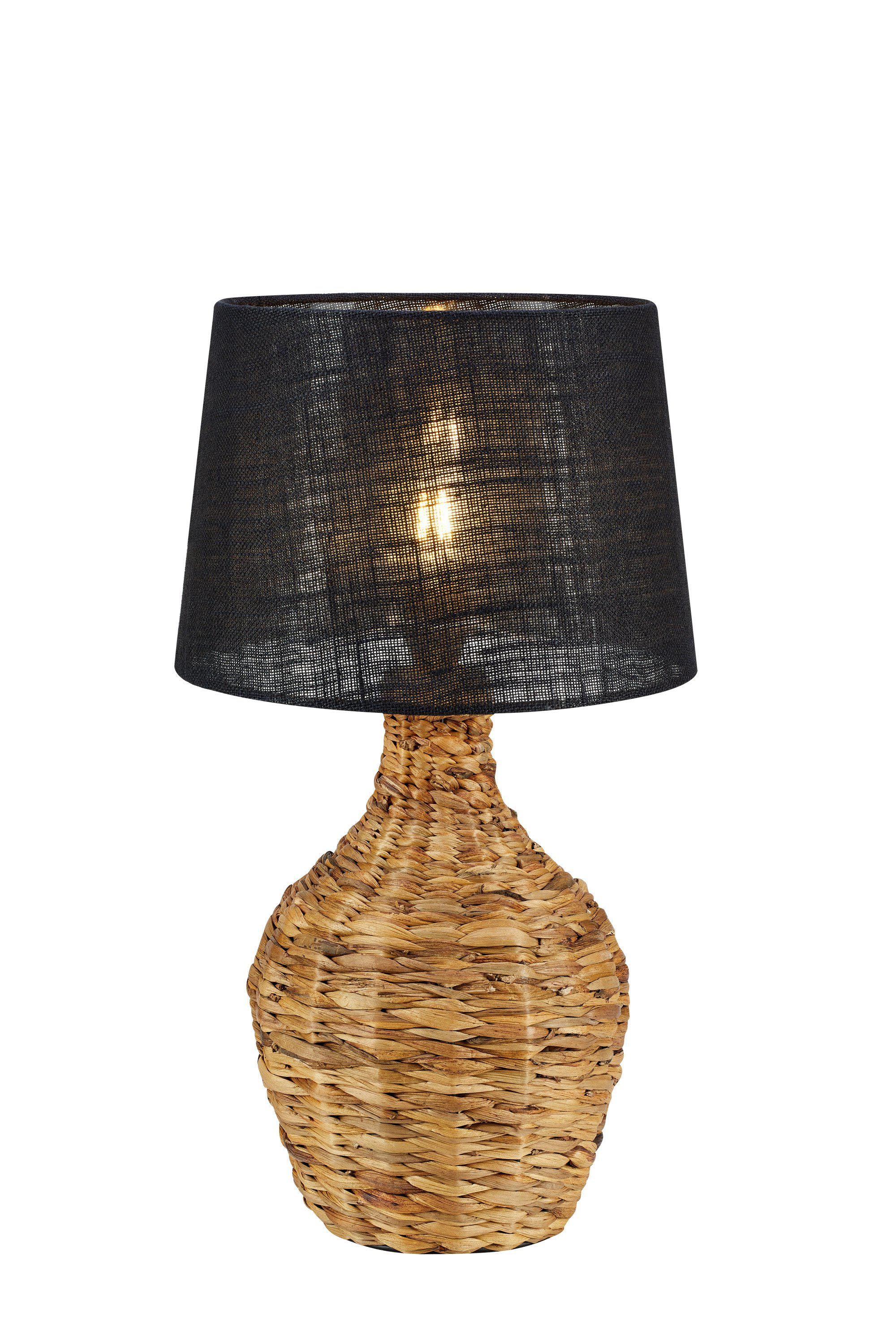 PAGLIA bordslampa 1L Black/Natural
